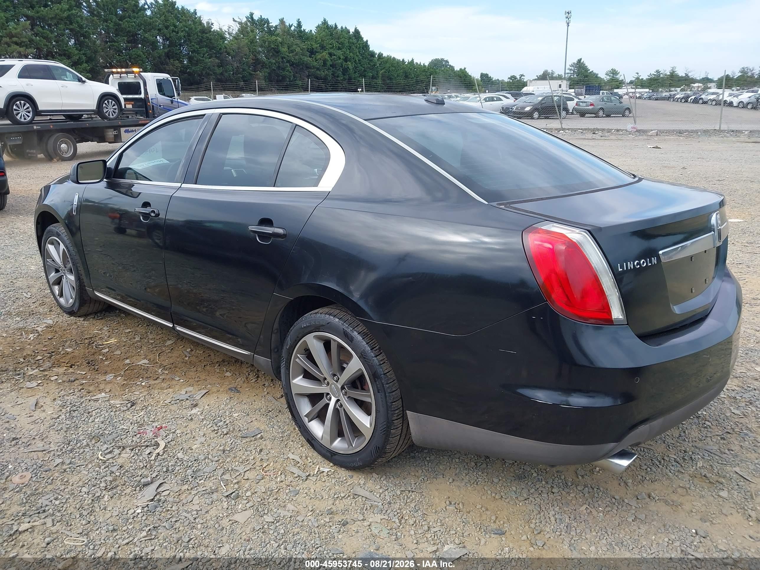 2009 Lincoln Mks   Black vin: 1LNHM94R09G614972