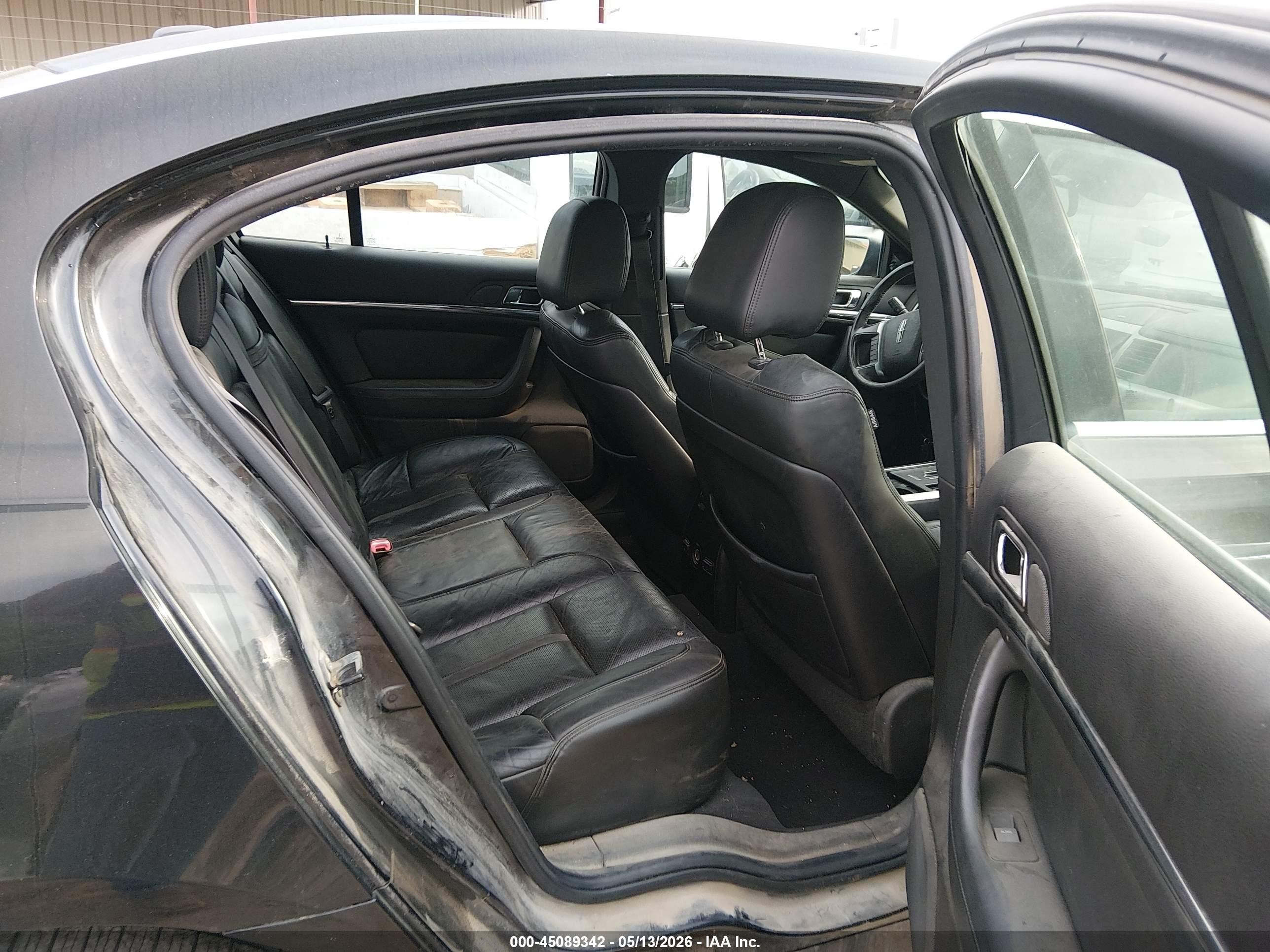 2009 Lincoln Mks Черный vin: 1LNHM94R19G604547