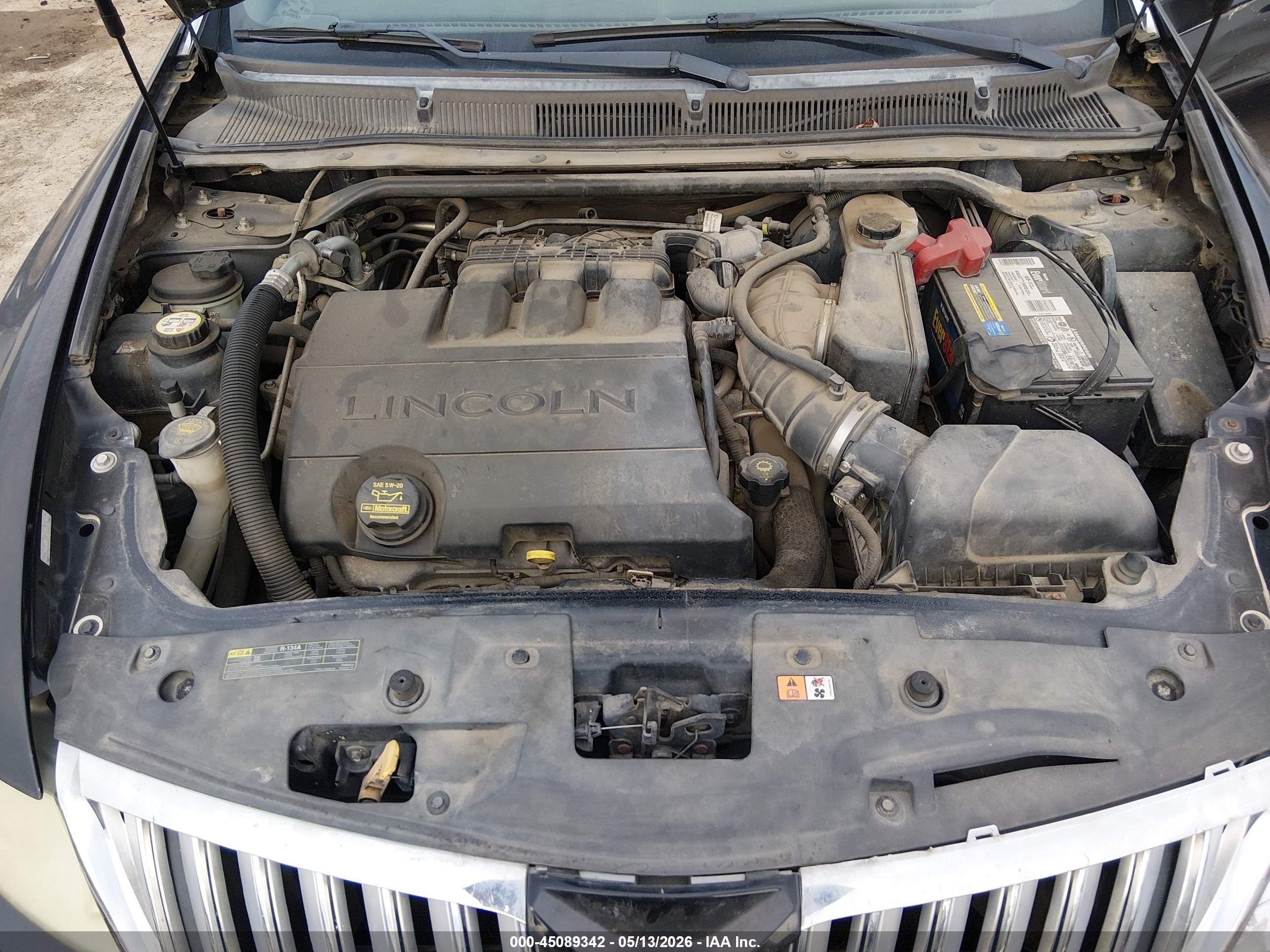 2009 Lincoln Mks Черный vin: 1LNHM94R19G604547