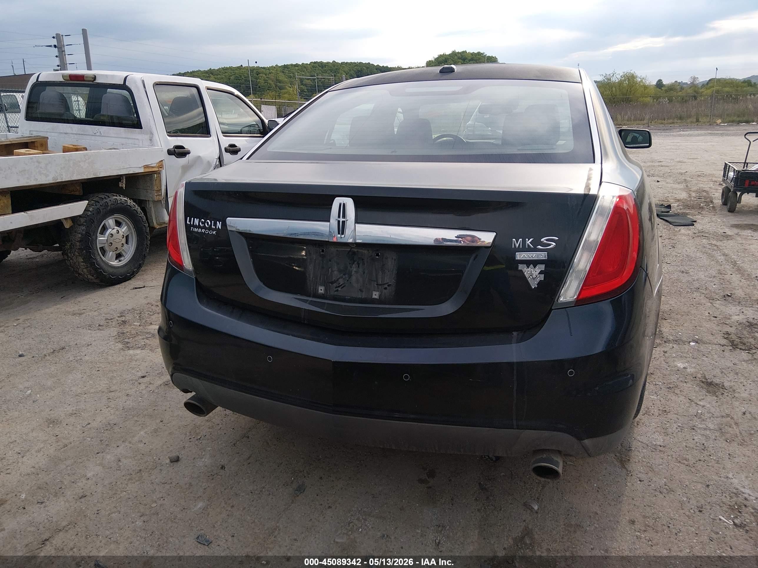 2009 Lincoln Mks Черный vin: 1LNHM94R19G604547