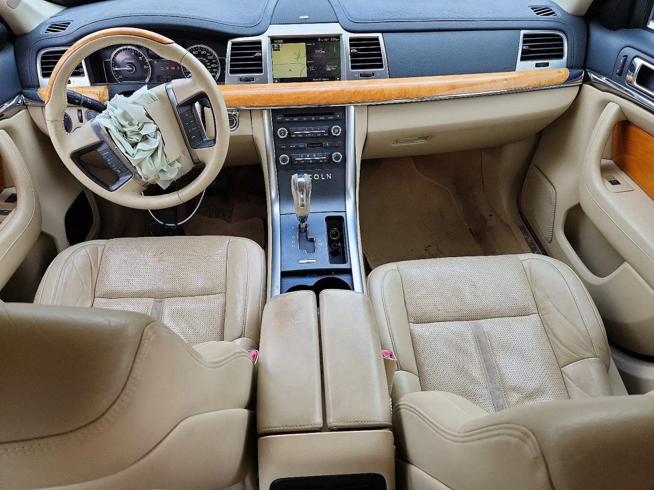 2009 Lincoln Mks White vin: 1LNHM94R29G622247
