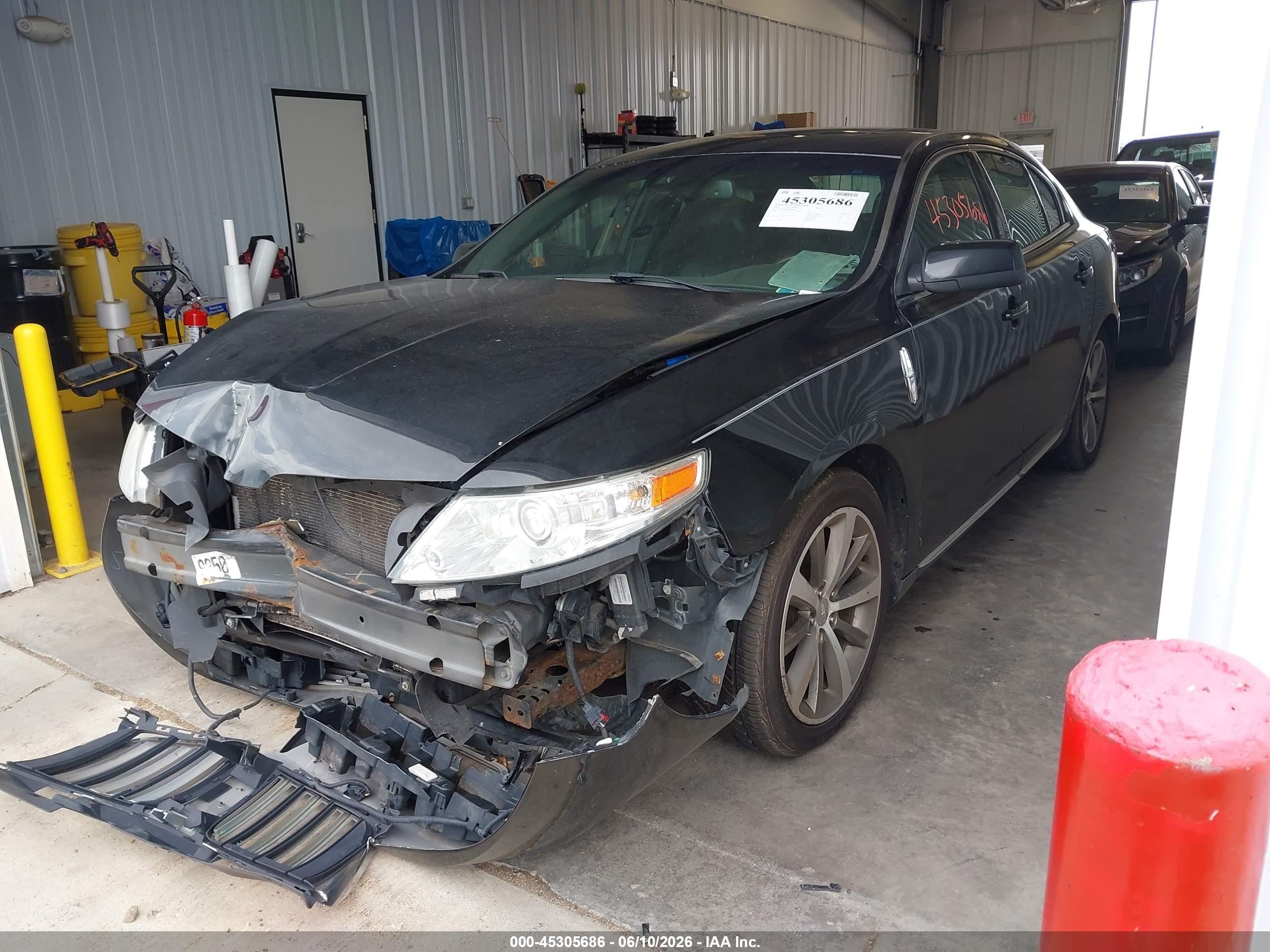 2009 Lincoln Mks   Black vin: 1LNHM94R49G606468