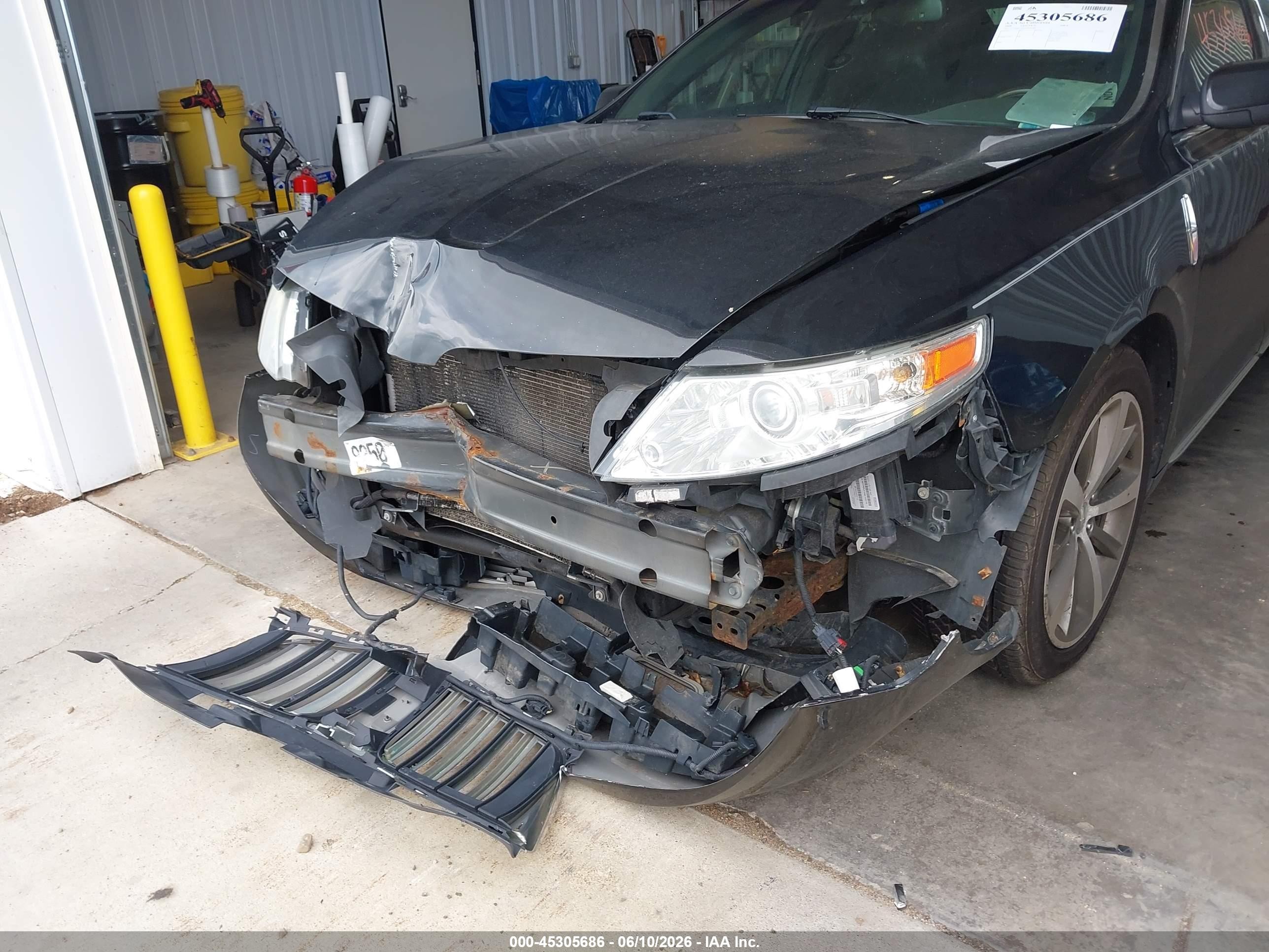 2009 Lincoln Mks   Black vin: 1LNHM94R49G606468