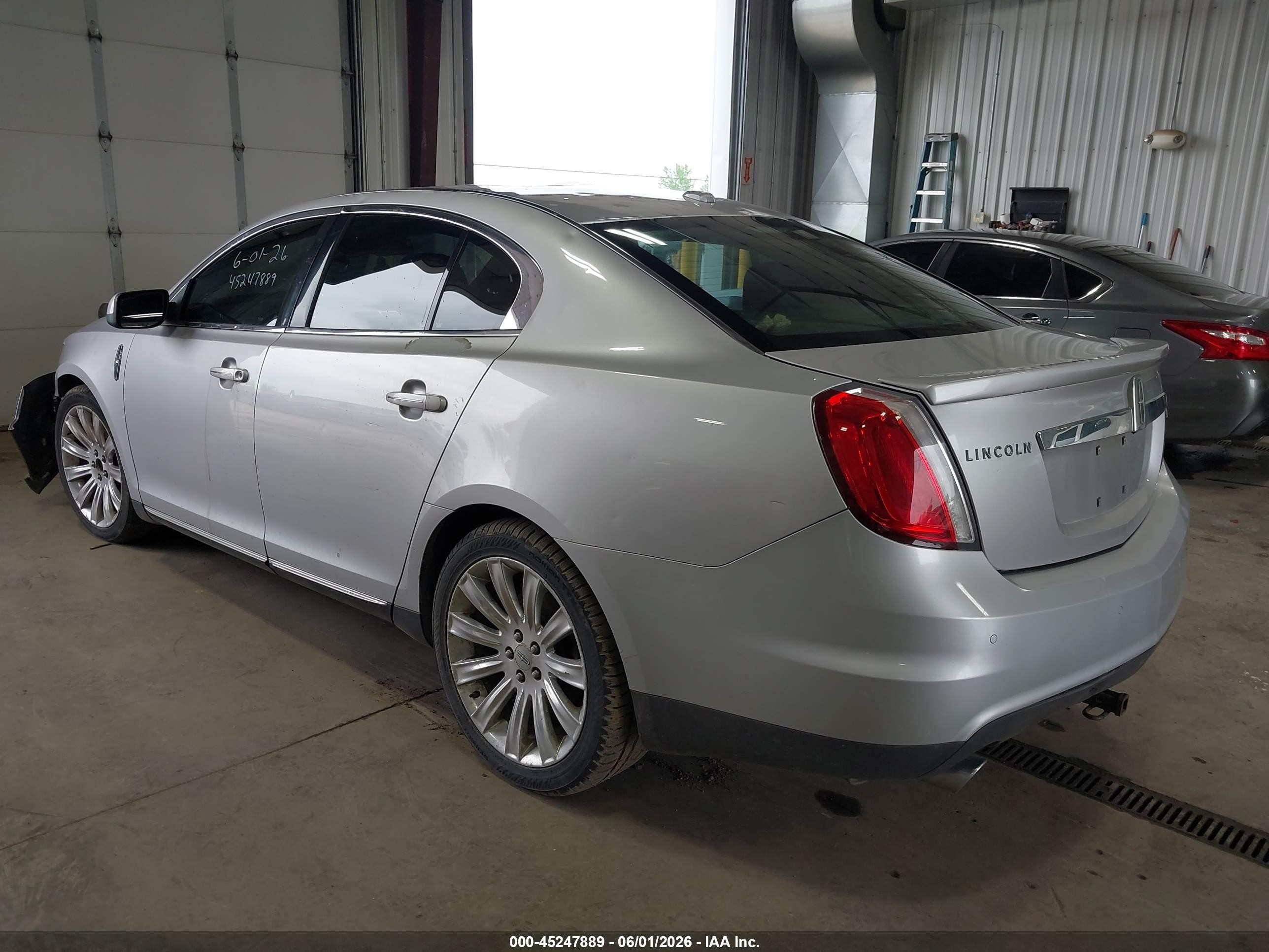 2009 Lincoln Mks   Silver vin: 1LNHM94R49G628034