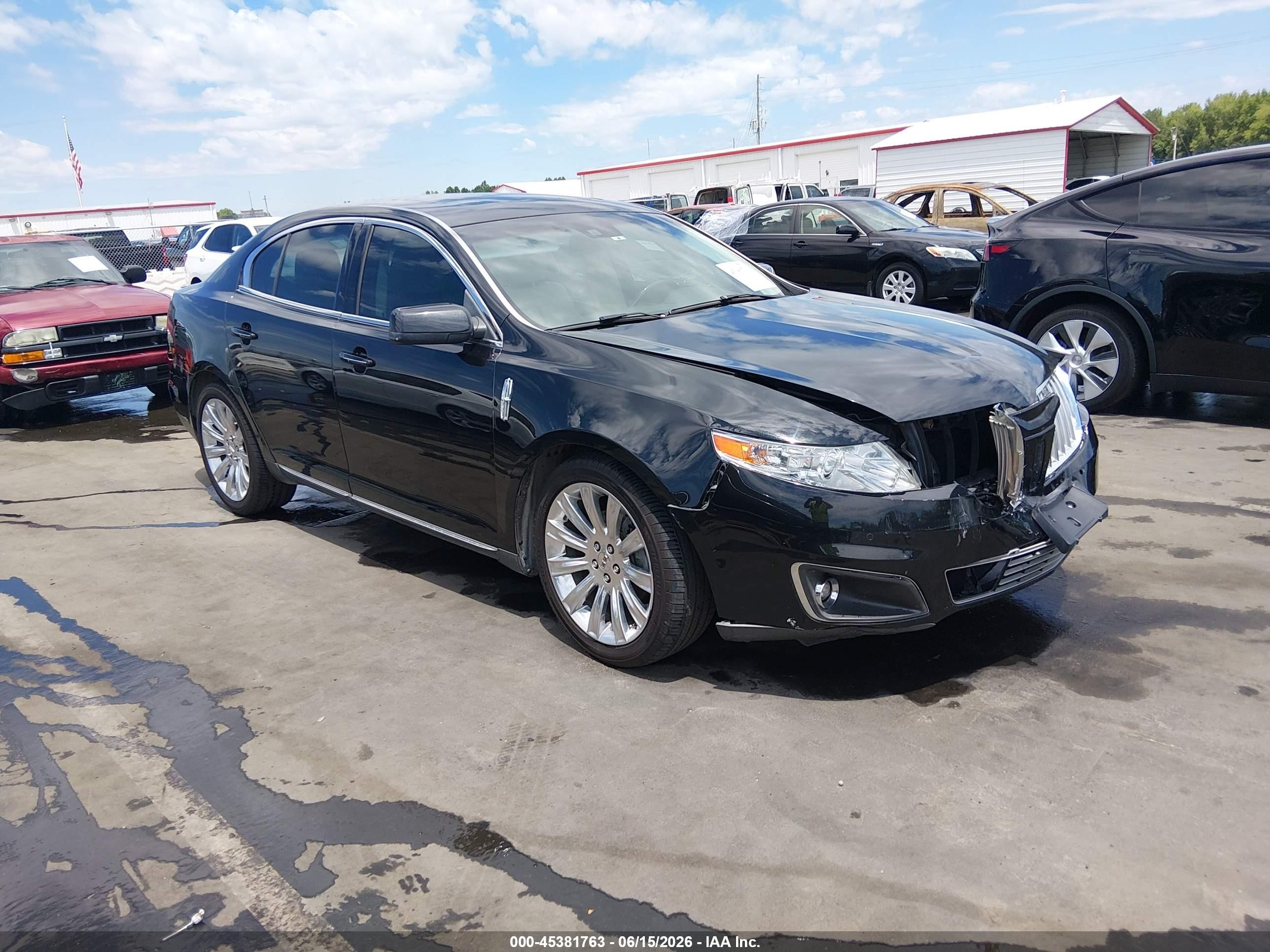 2009 Lincoln Mks   Черный vin: 1LNHM94R59G626390