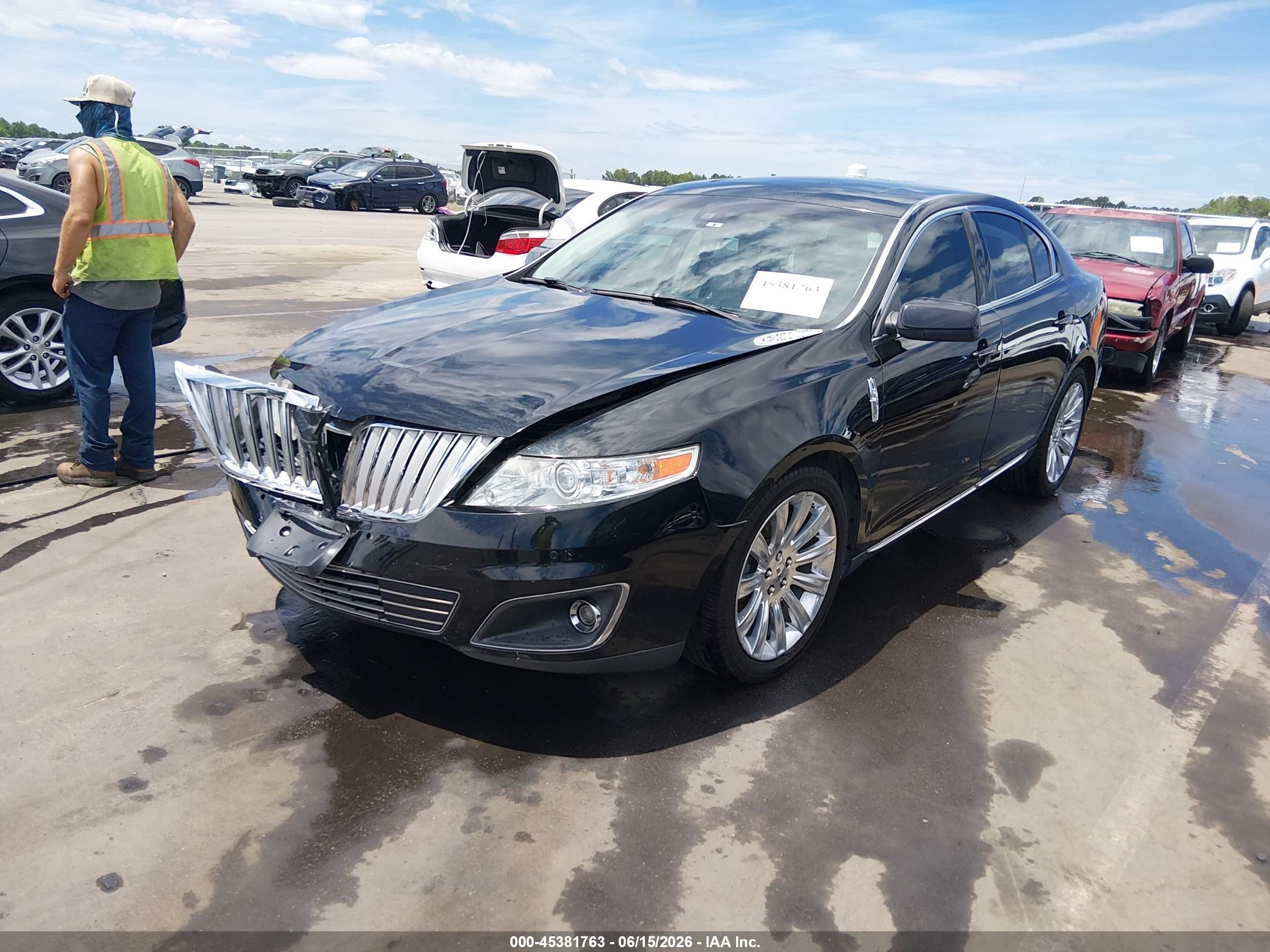 2009 Lincoln Mks   Черный vin: 1LNHM94R59G626390
