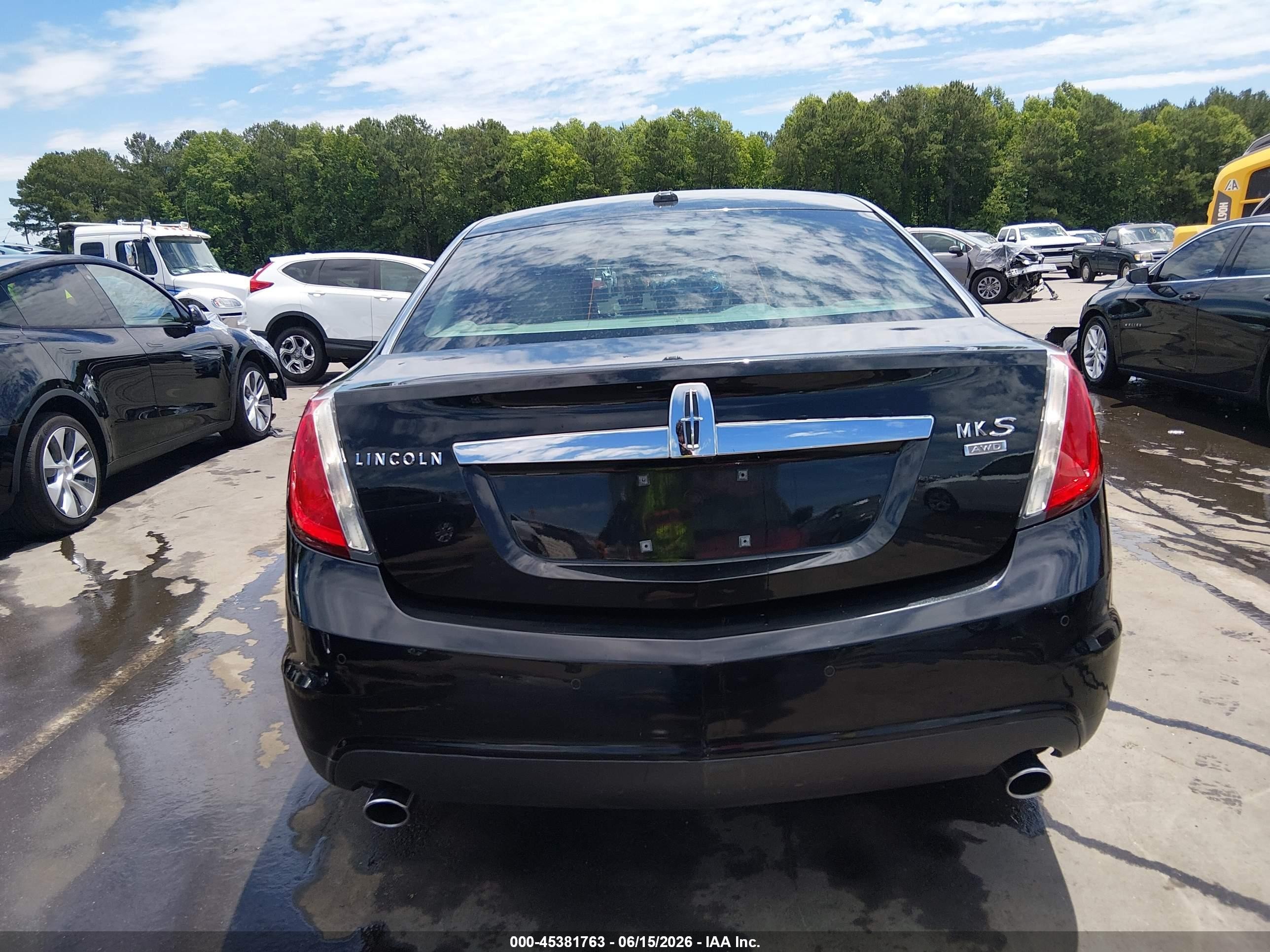 2009 Lincoln Mks   Черный vin: 1LNHM94R59G626390