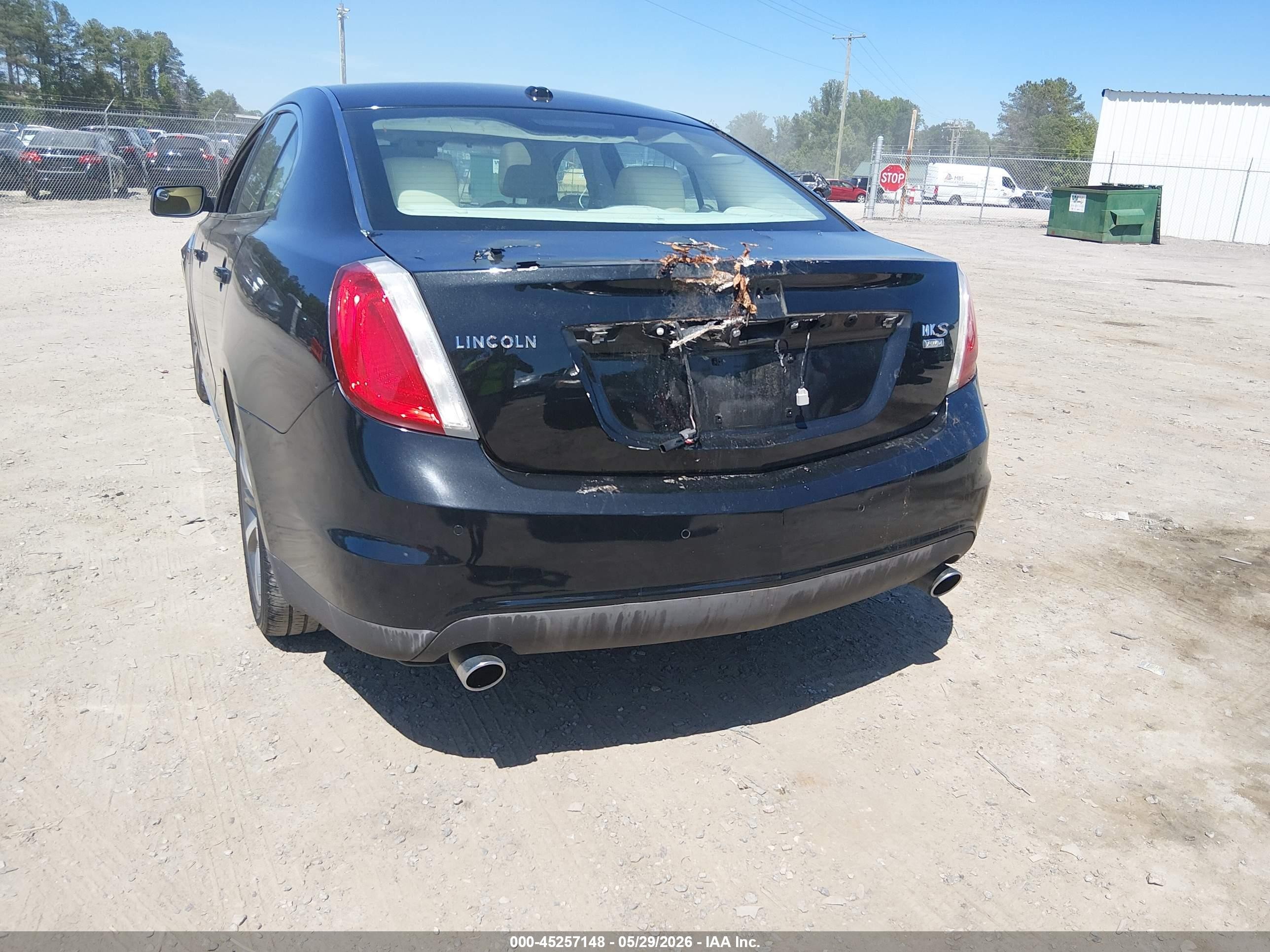 2009 Lincoln Mks   Black vin: 1LNHM94R69G606746