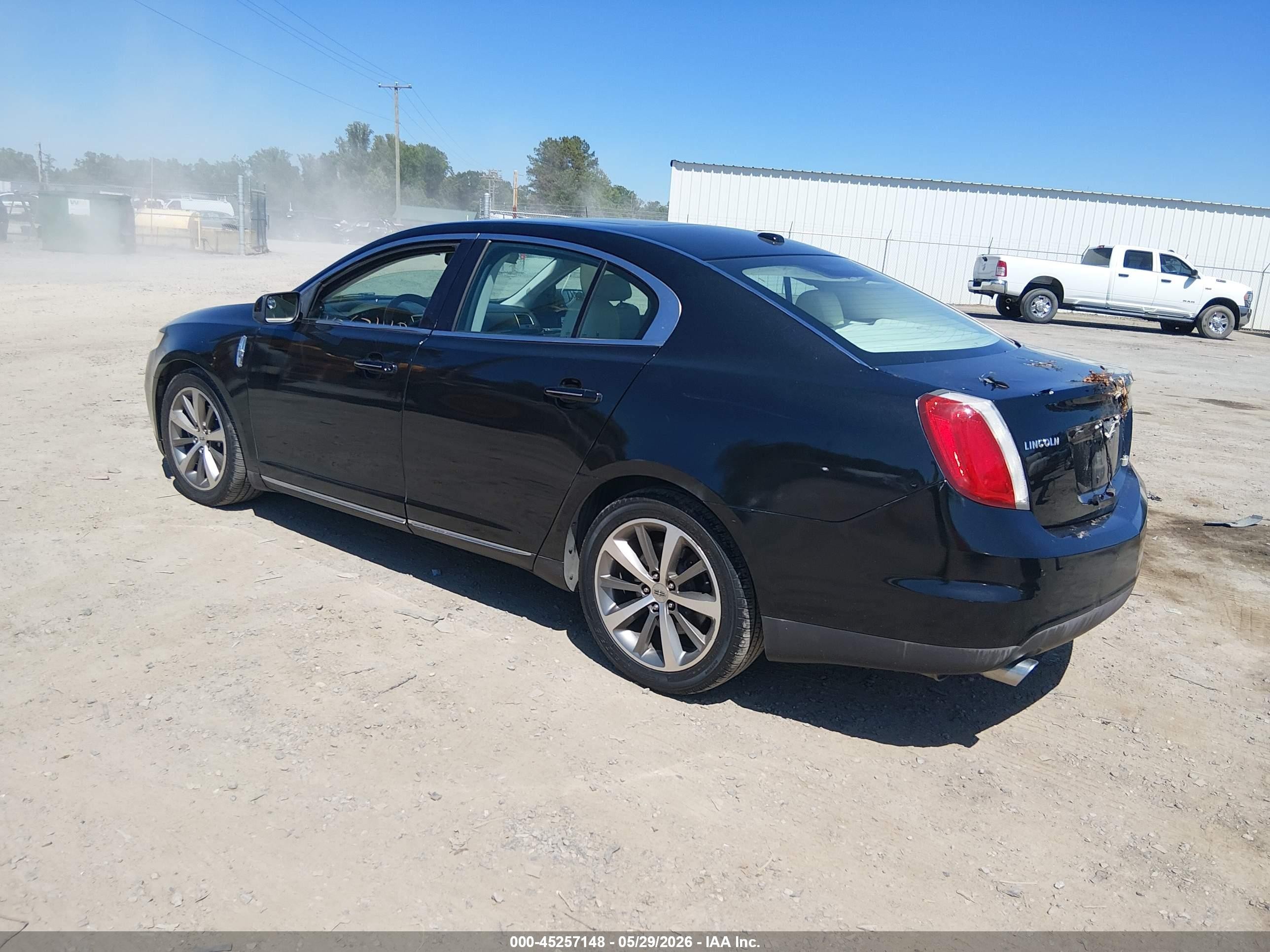 2009 Lincoln Mks   Black vin: 1LNHM94R69G606746