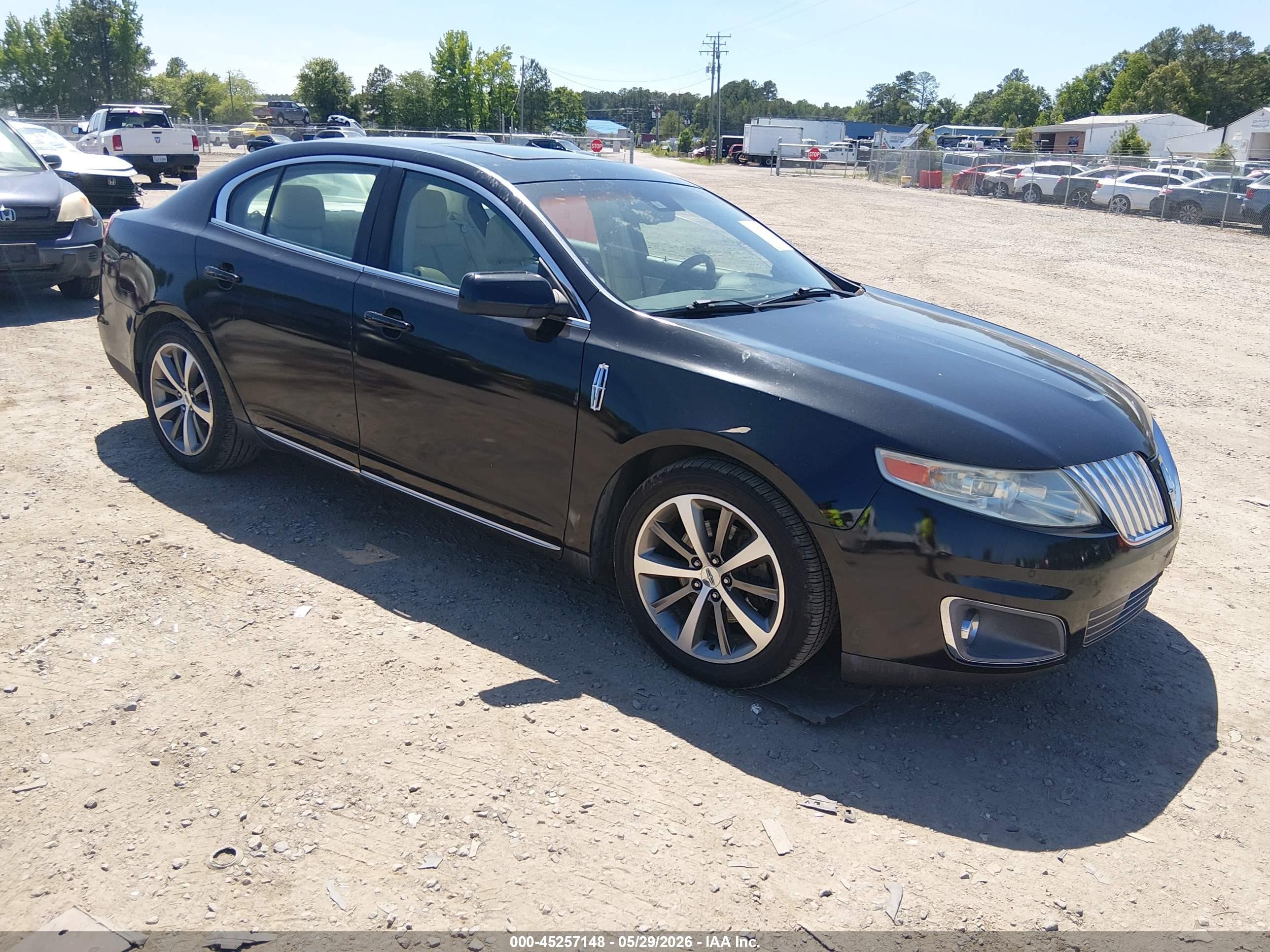 2009 Lincoln Mks   Black vin: 1LNHM94R69G606746