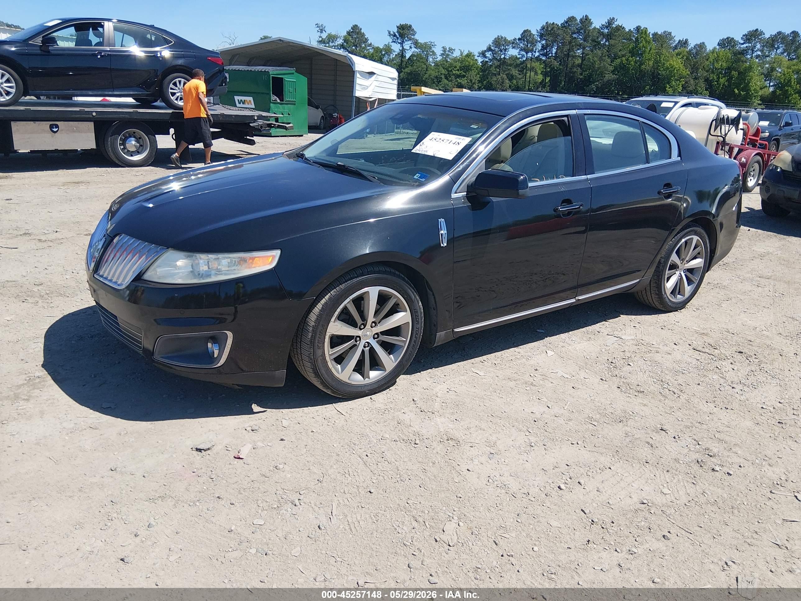 2009 Lincoln Mks   Black vin: 1LNHM94R69G606746