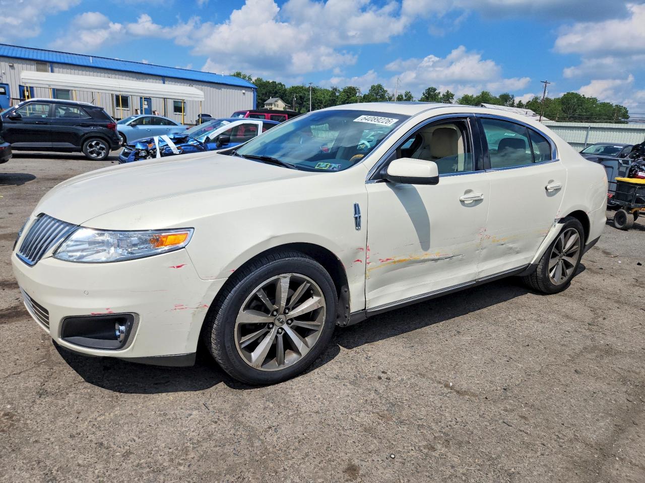 2009 Lincoln Mks Белый vin: 1LNHM94R79G615004