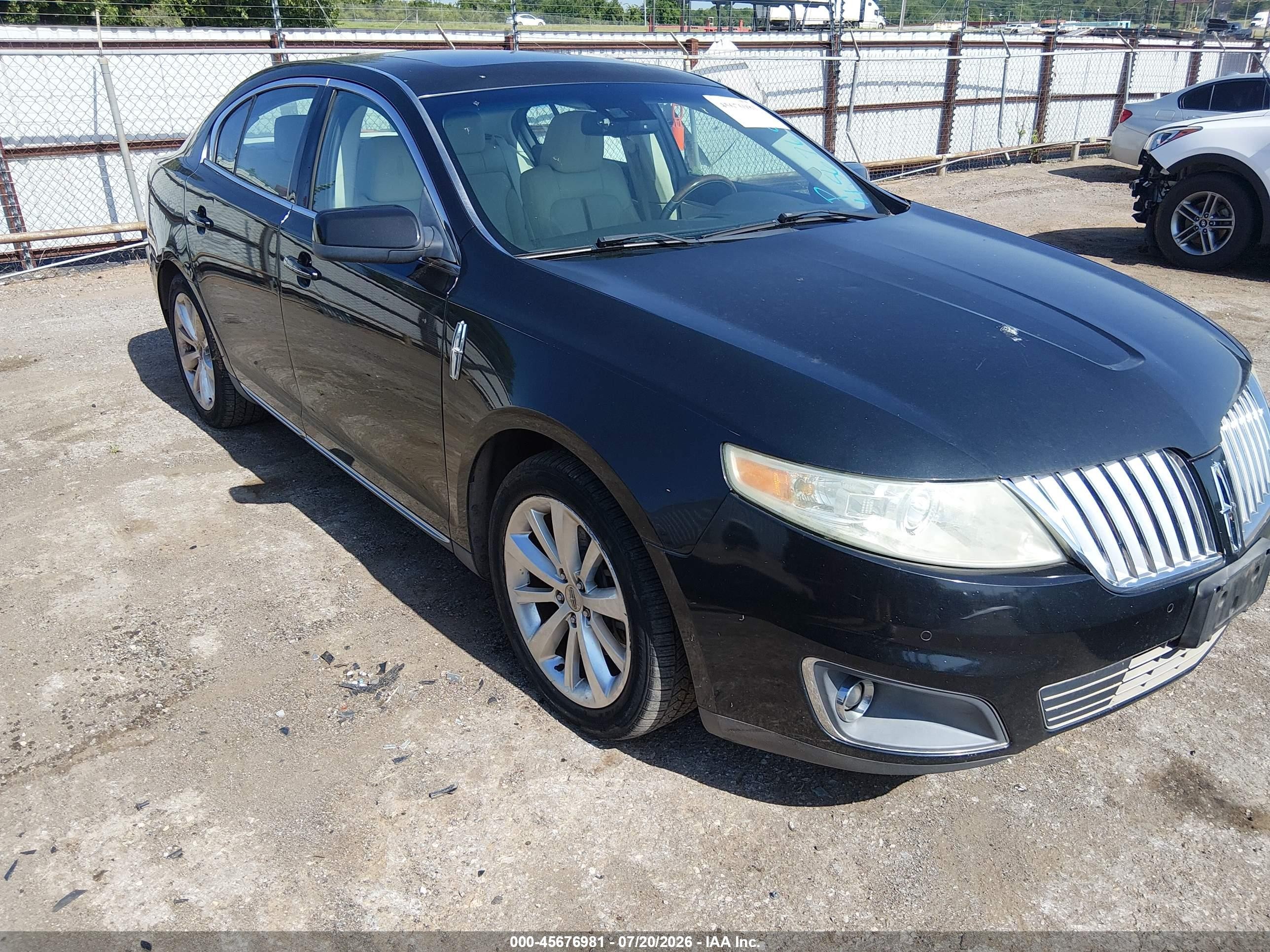 2009 Lincoln Mks   Black vin: 1LNHM94R99G607034