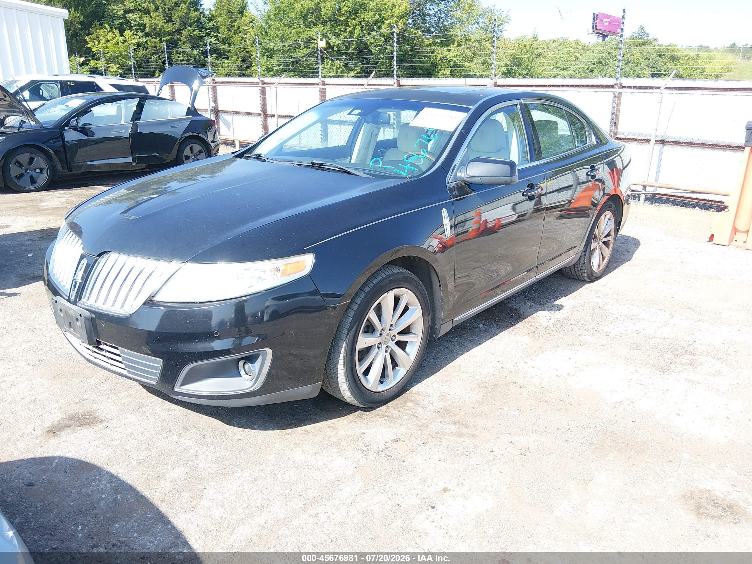2009 Lincoln Mks   Черный vin: 1LNHM94R99G607034