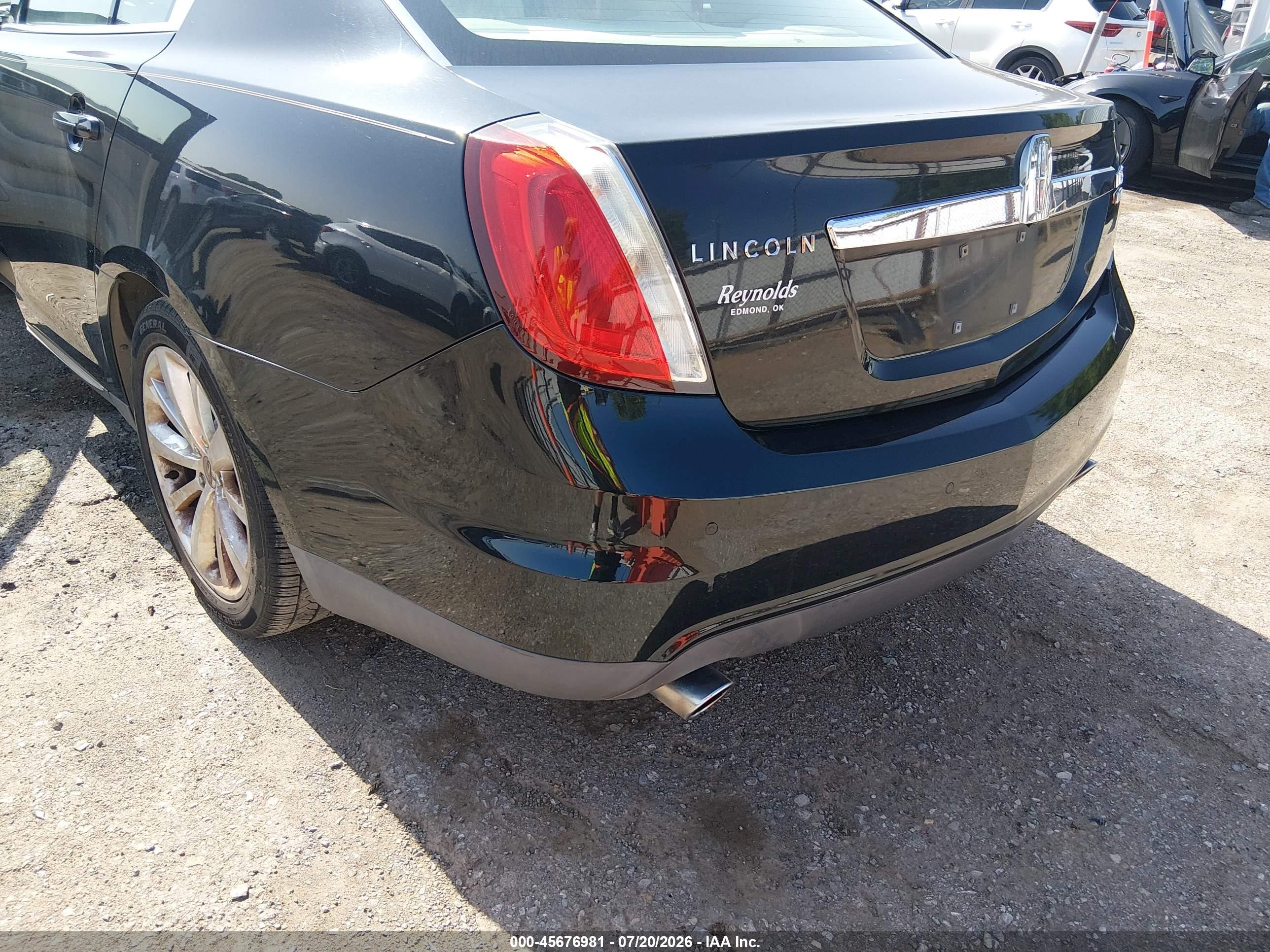 2009 Lincoln Mks   Черный vin: 1LNHM94R99G607034