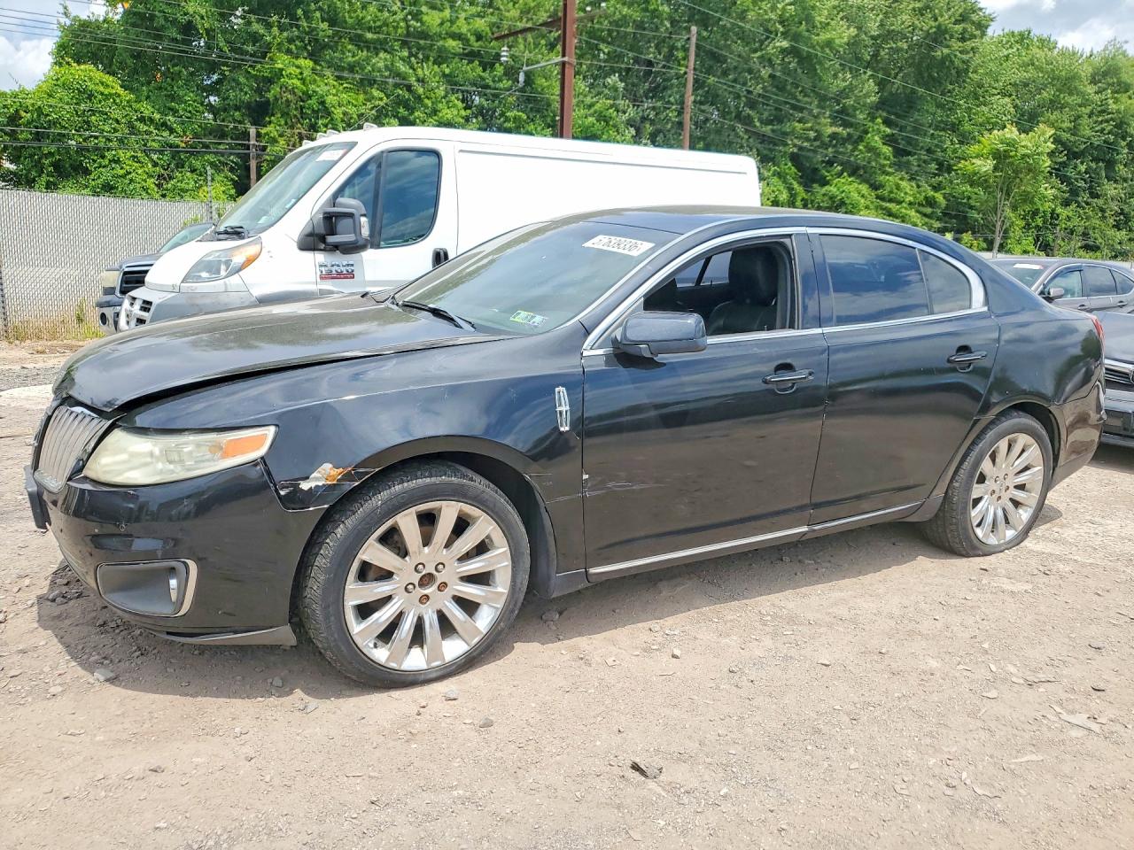 2009 Lincoln Mks Ecoboost Black vin: 1LNHM94R99G623881