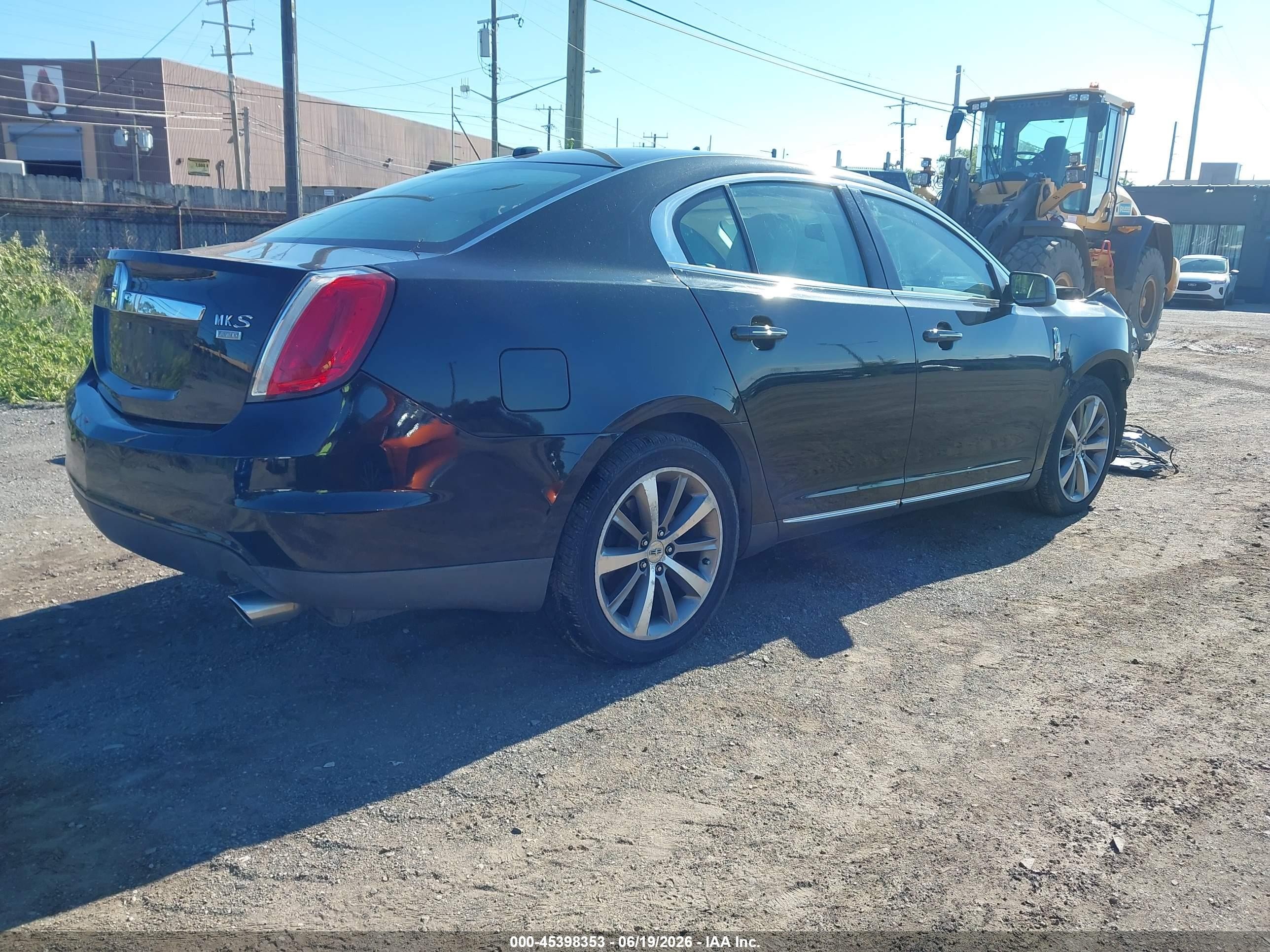 2009 Lincoln Mks   Black vin: 1LNHM94RX9G600433