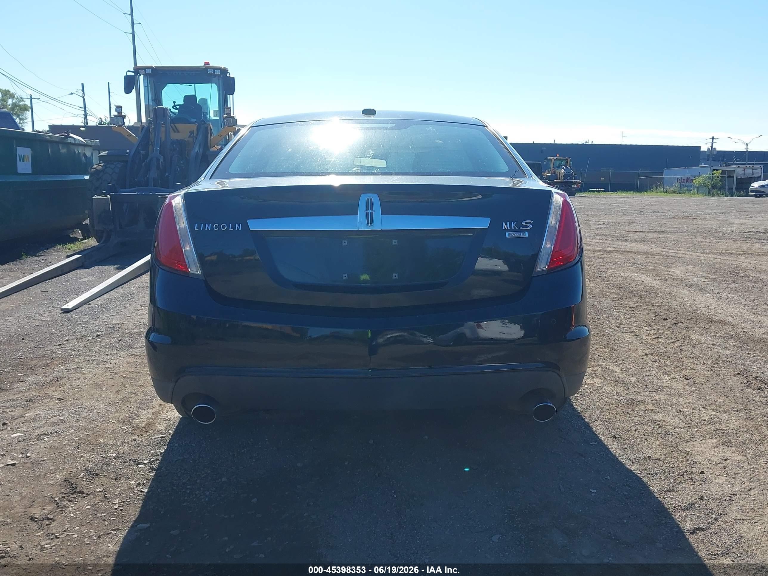 2009 Lincoln Mks   Black vin: 1LNHM94RX9G600433