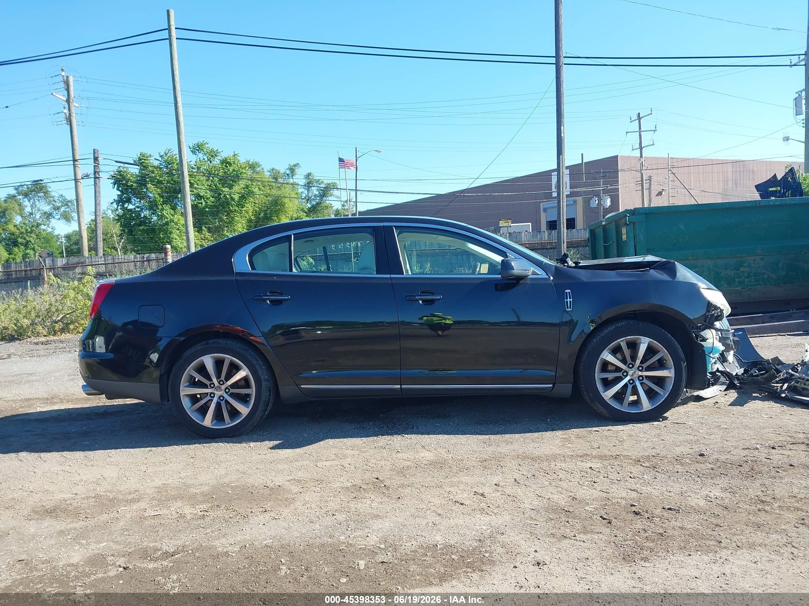 2009 Lincoln Mks   Black vin: 1LNHM94RX9G600433