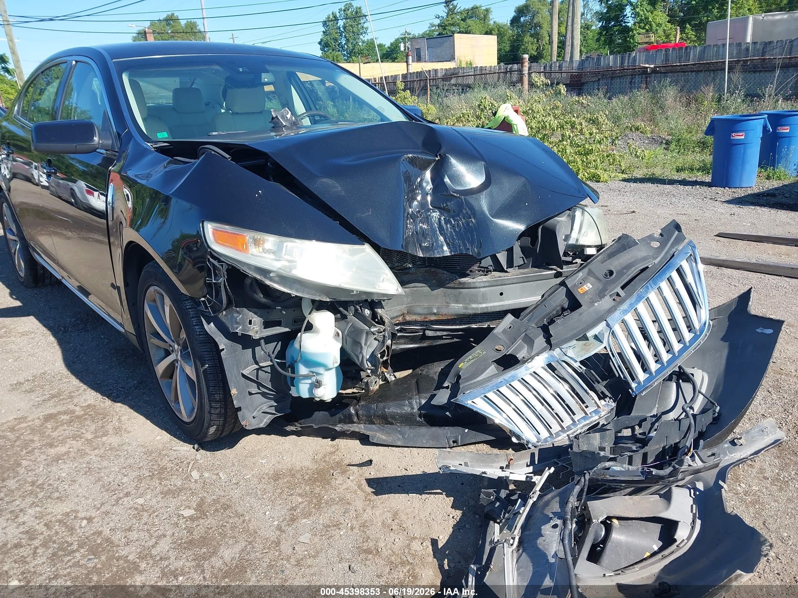 2009 Lincoln Mks   Black vin: 1LNHM94RX9G600433