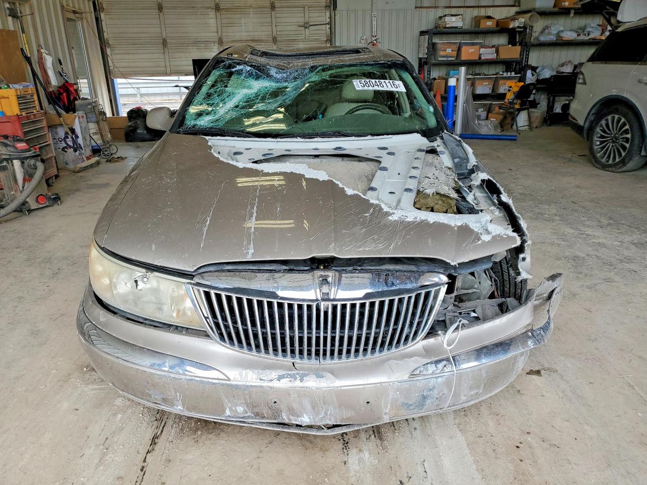 2001 Lincoln Continental Gray vin: 1LNHM97V01Y720555