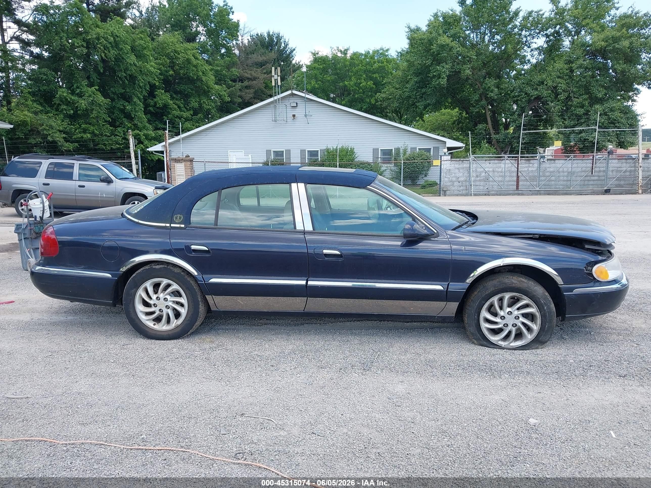 2000 Lincoln Continental Black vin: 1LNHM97V0YY764291