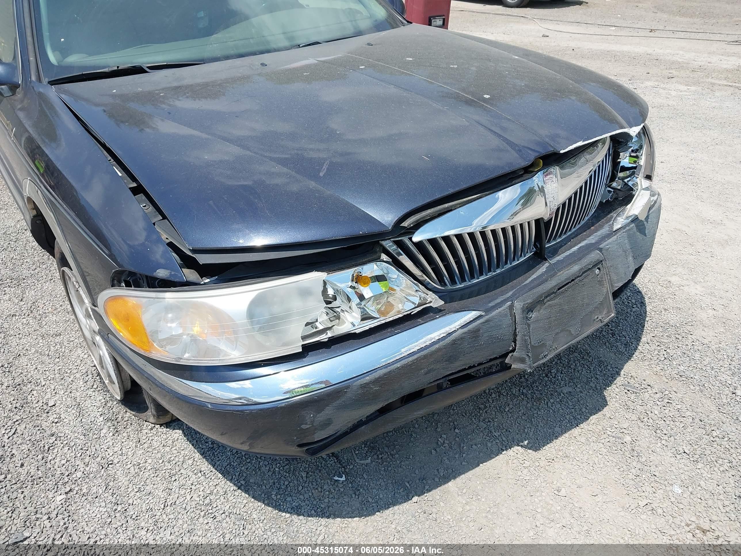2000 Lincoln Continental Black vin: 1LNHM97V0YY764291