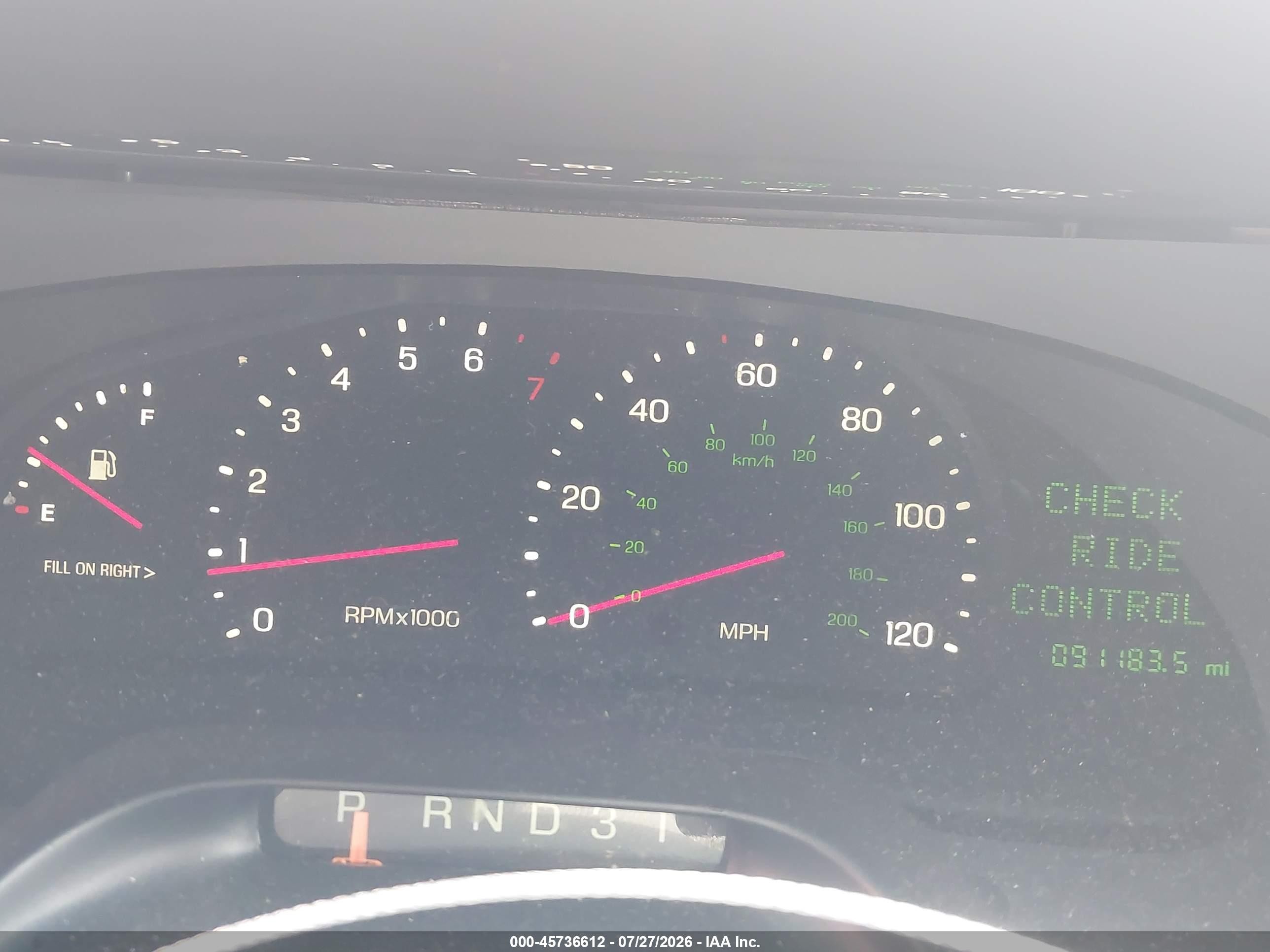 2000 Lincoln Continental   Gray vin: 1LNHM97V0YY814655