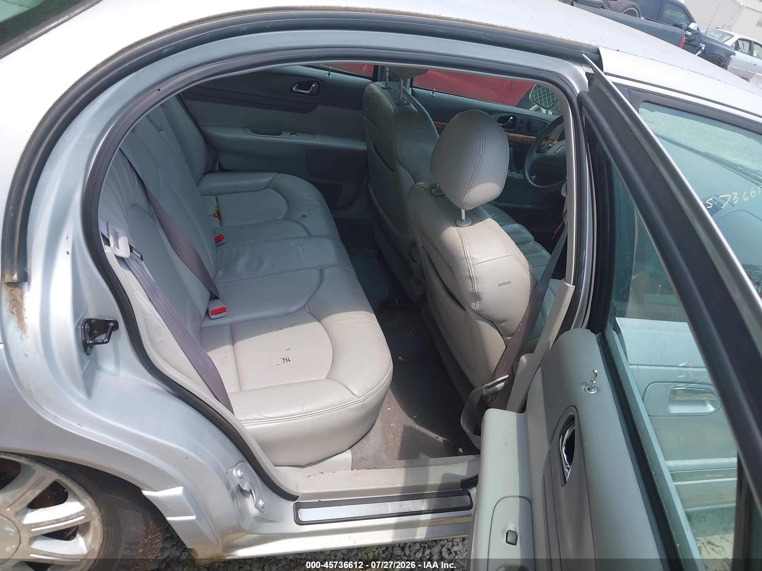 2000 Lincoln Continental   Gray vin: 1LNHM97V0YY814655