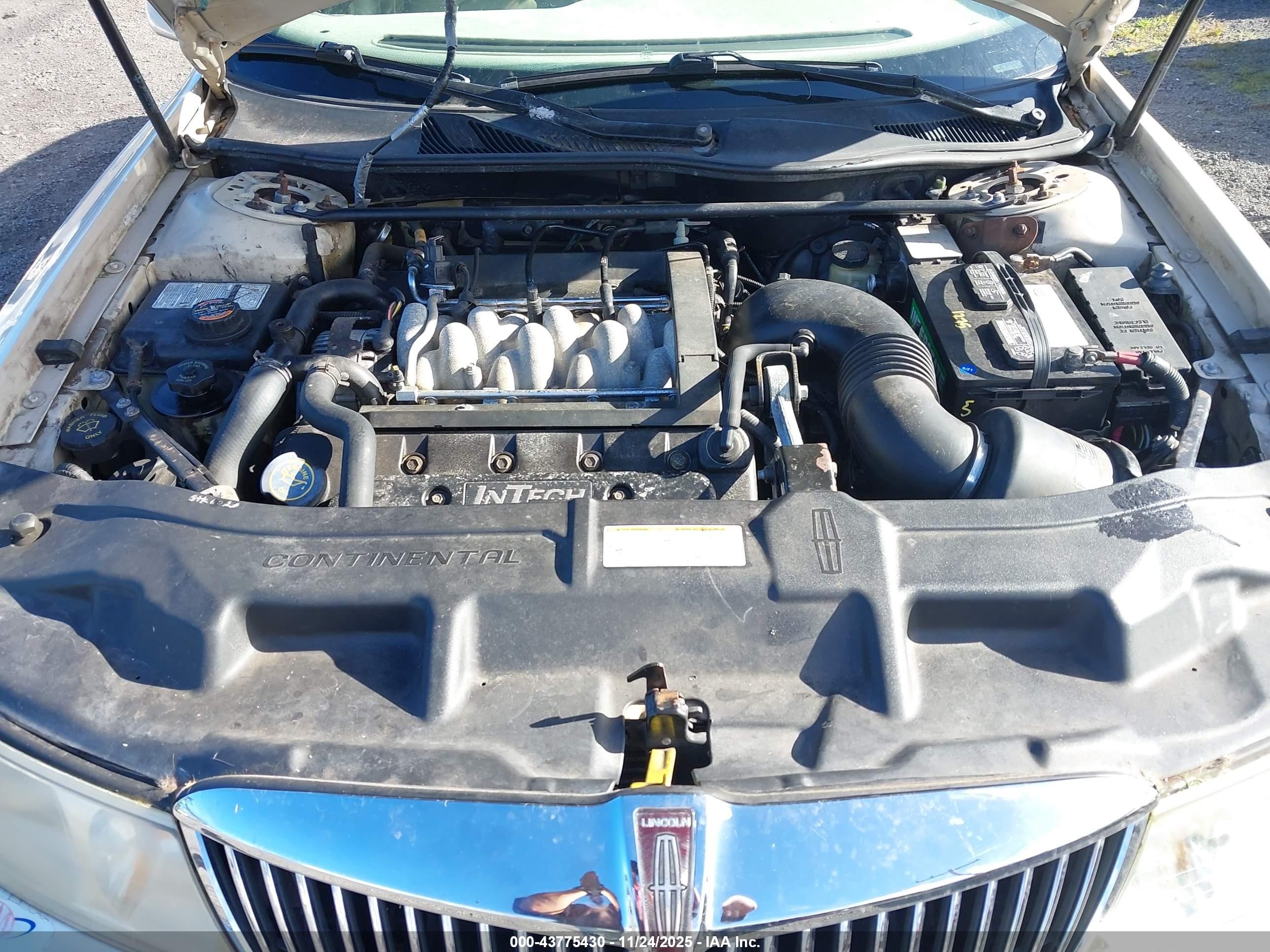1999 Lincoln Continental   Champagne vin: 1LNHM97V2XY693402