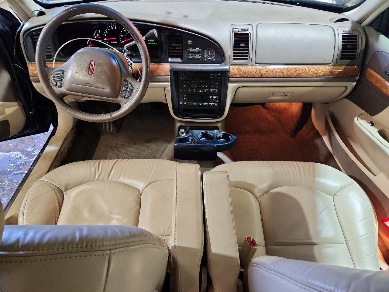1999 Lincoln Continental Синий vin: 1LNHM97V3XY651210