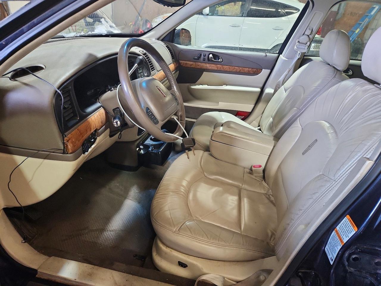 1999 Lincoln Continental Синий vin: 1LNHM97V3XY651210