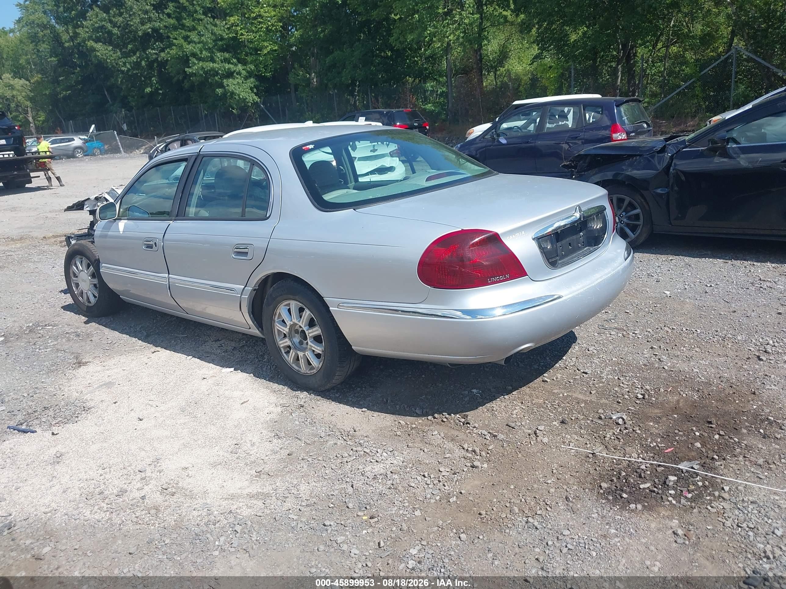 2002 Lincoln Continental   Silver vin: 1LNHM97V52Y616922
