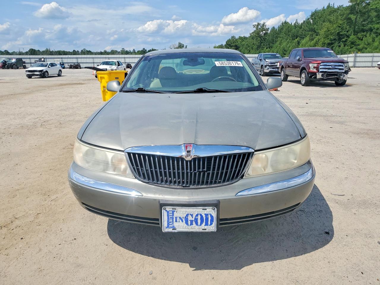 2000 Lincoln Continental Gray vin: 1LNHM97V6YY802557