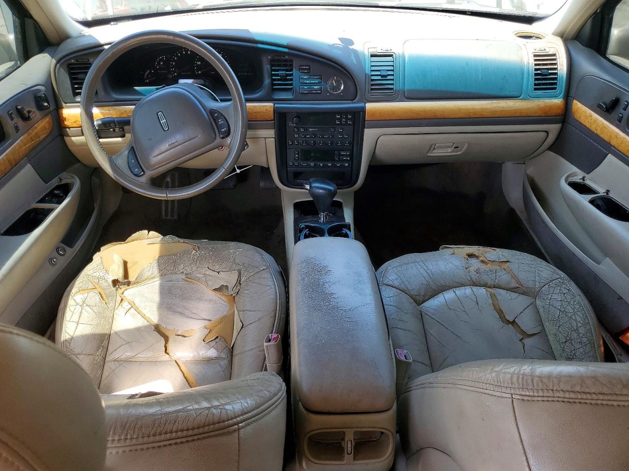 2000 Lincoln Continental Beige vin: 1LNHM97V8YY829940