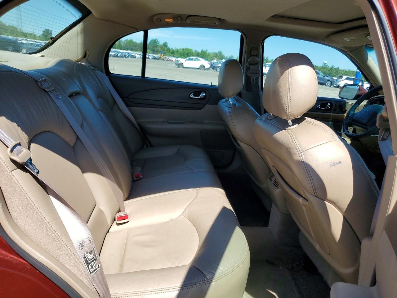 2002 Lincoln Continental Burgundy vin: 1LNHM97V92Y624148