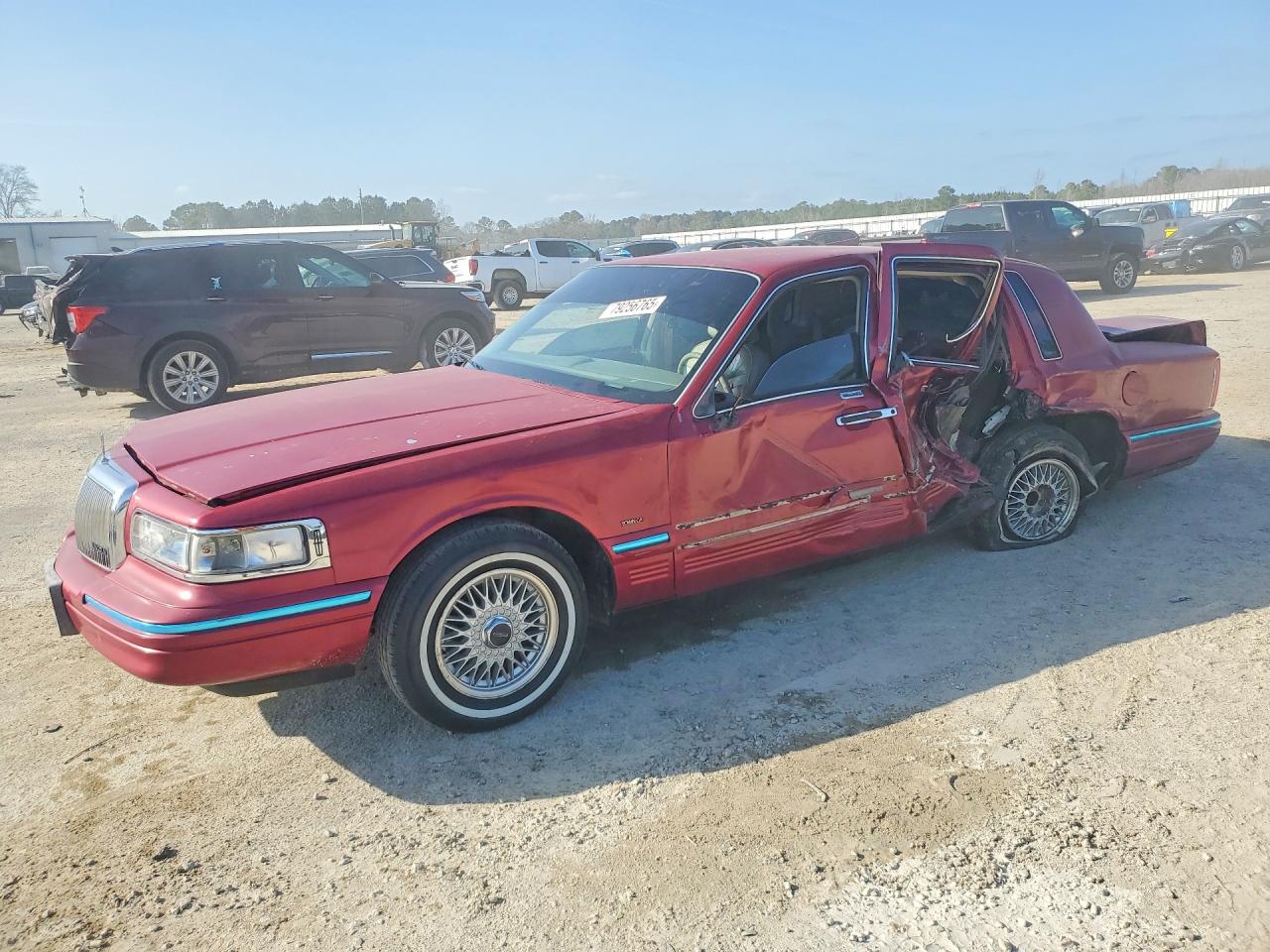 1995 Lincoln Town Car Executive Burgundy vin: 1LNLM81W0SY713631