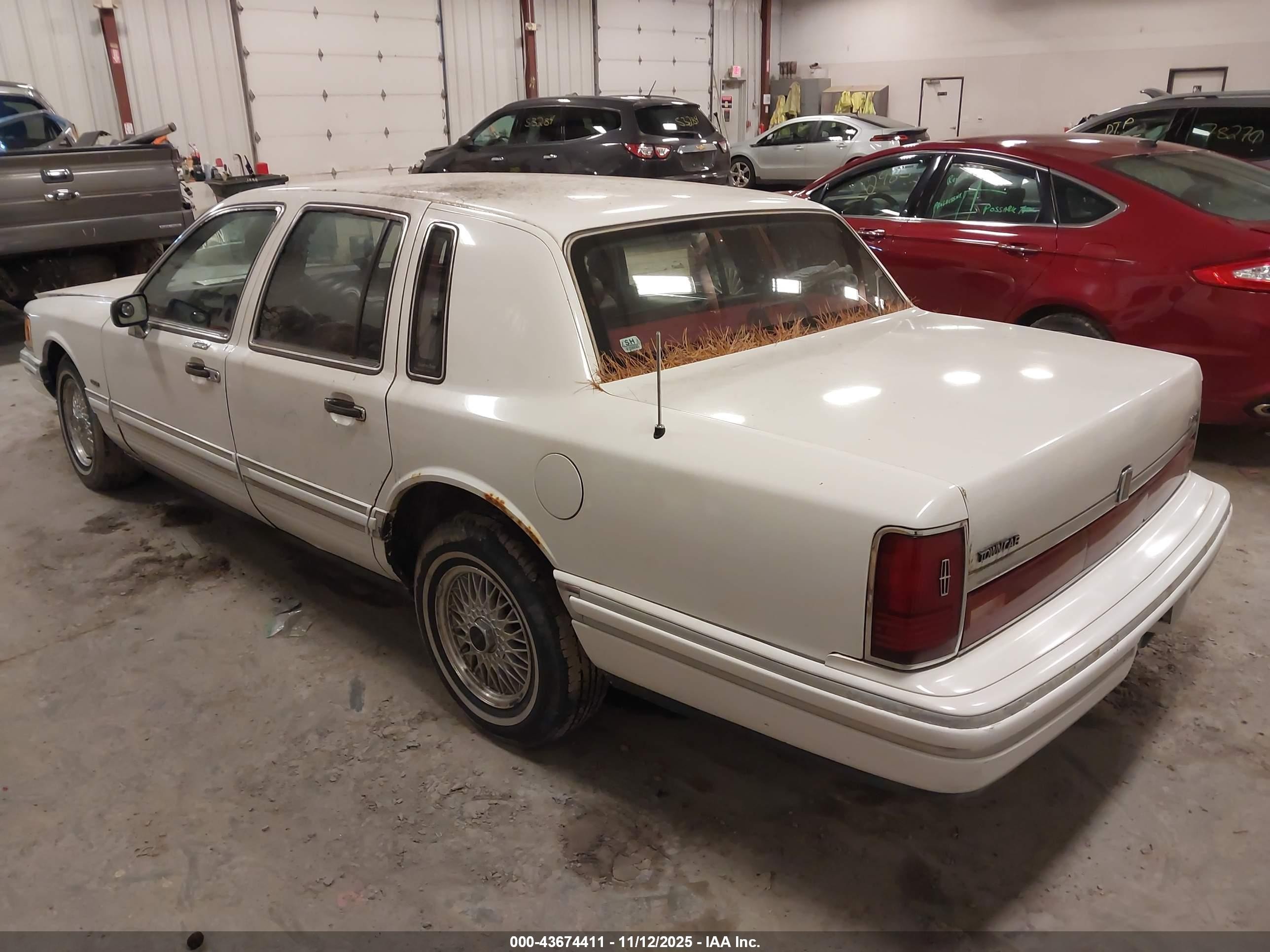 1992 Lincoln Town Car Executive Белый vin: 1LNLM81W2NY630450