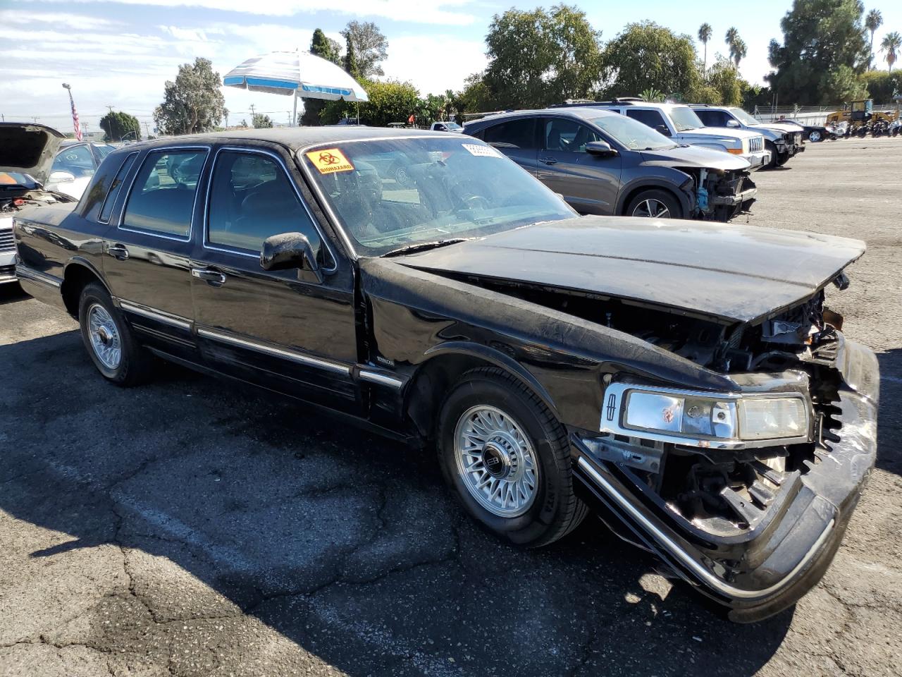 1995 Lincoln Town Car Executive Black vin: 1LNLM81W7SY682393