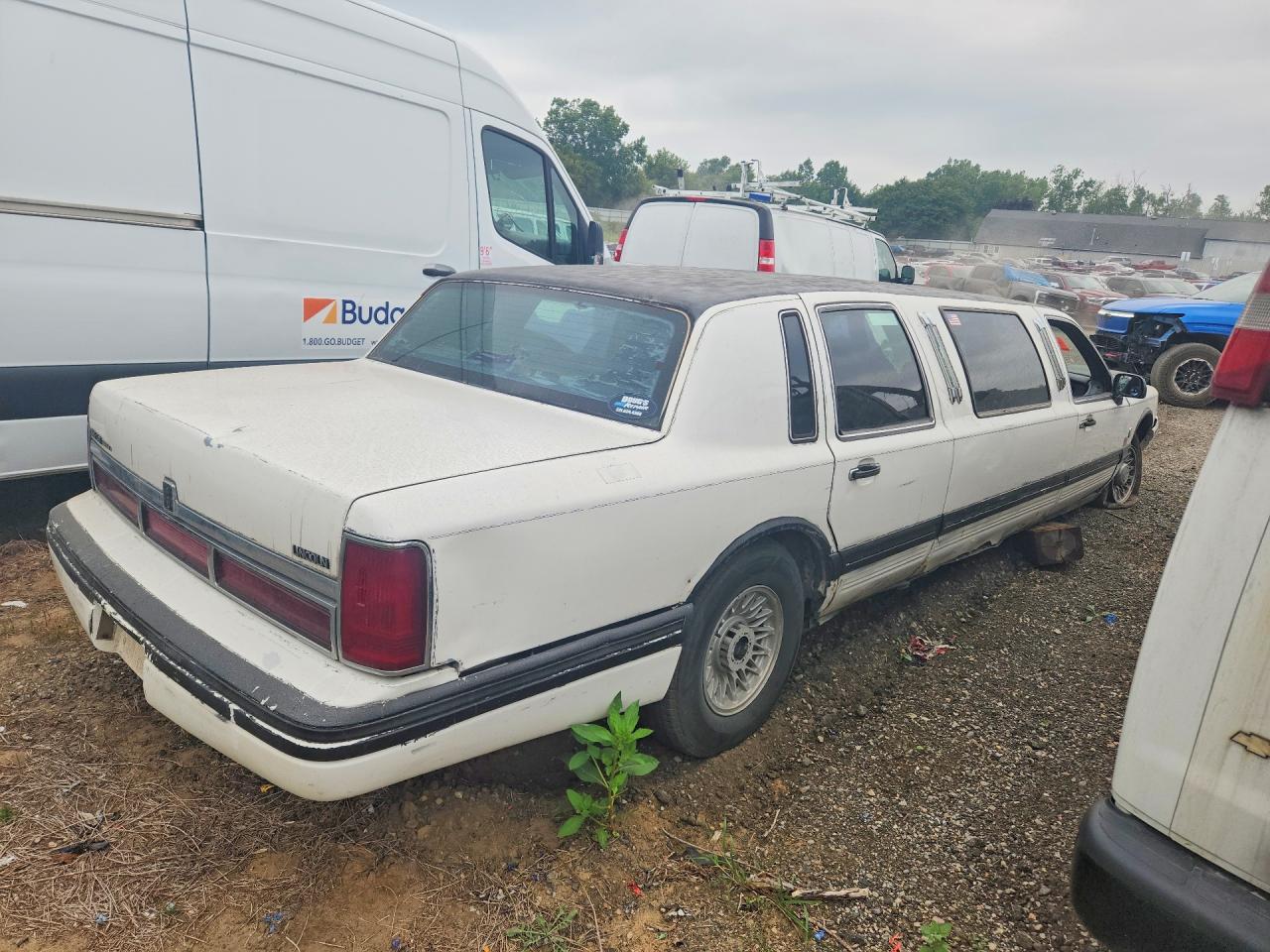 1995 Lincoln Town Car Executive White vin: 1LNLM81W9SY624754