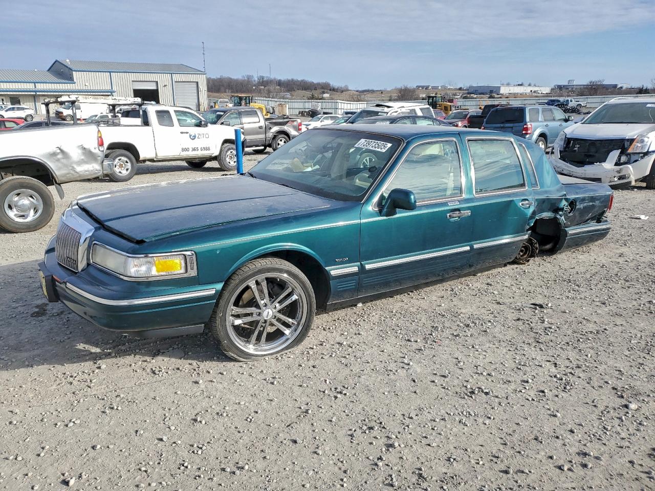 1995 Lincoln Town Car Executive Зеленый vin: 1LNLM81WXSY673249