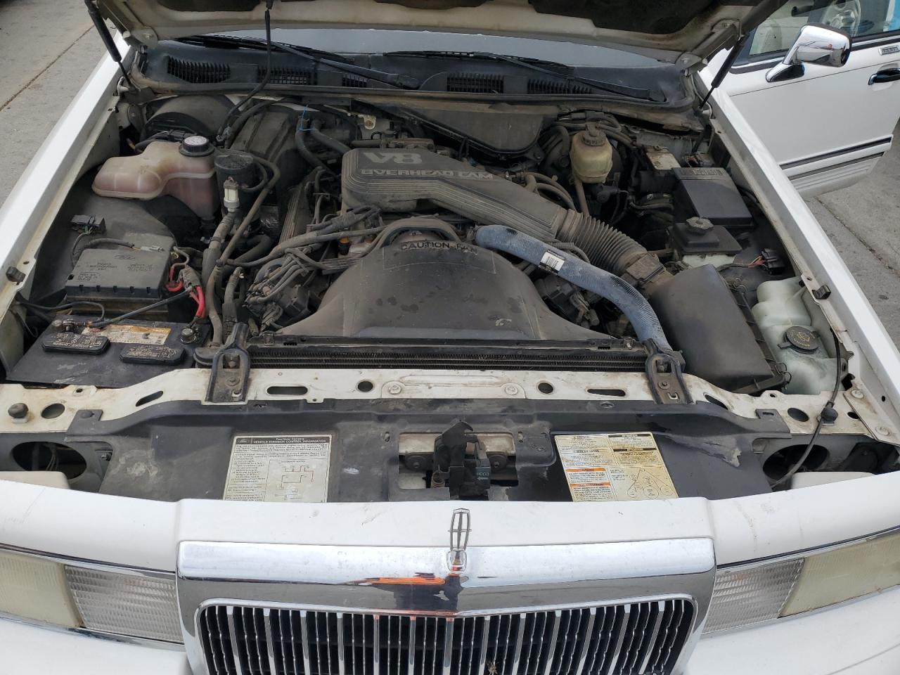 1993 Lincoln Town Car Signature White vin: 1LNLM82W7PY742162