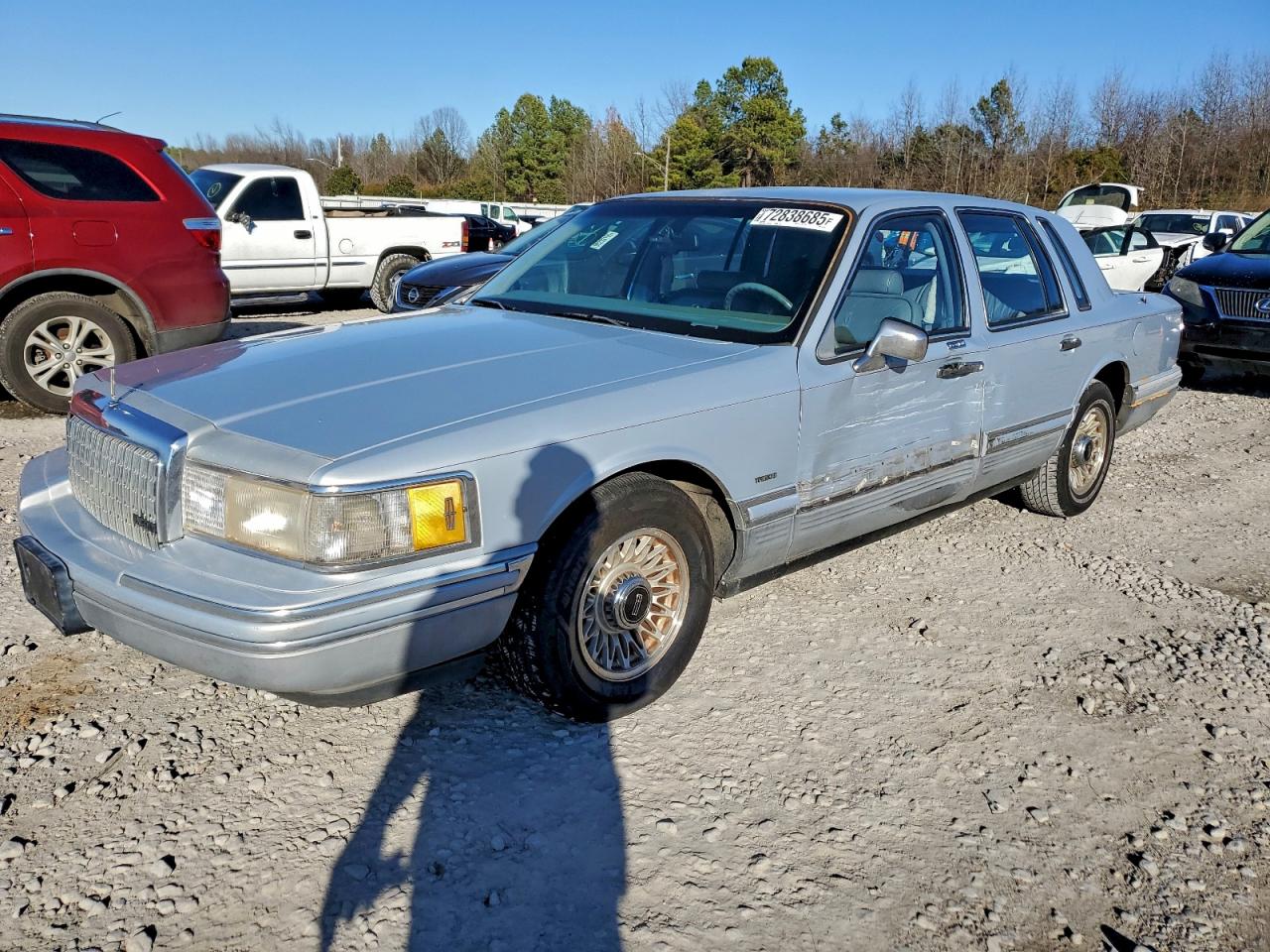 1993 Lincoln Town Car Cartier Синий vin: 1LNLM83W2PY674187