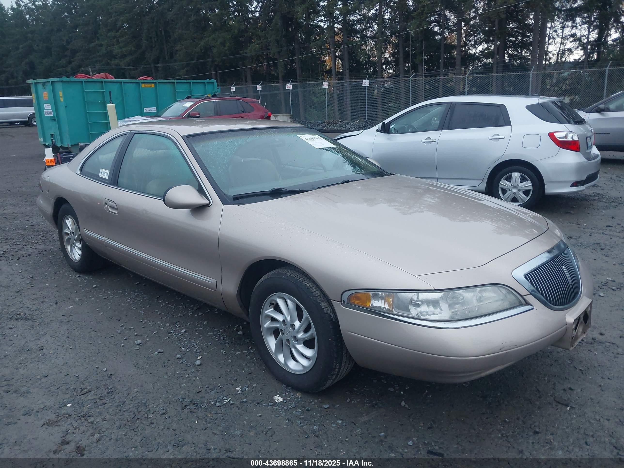1997 Lincoln Mark Viii   Tan vin: 1LNLM91V0VY678185