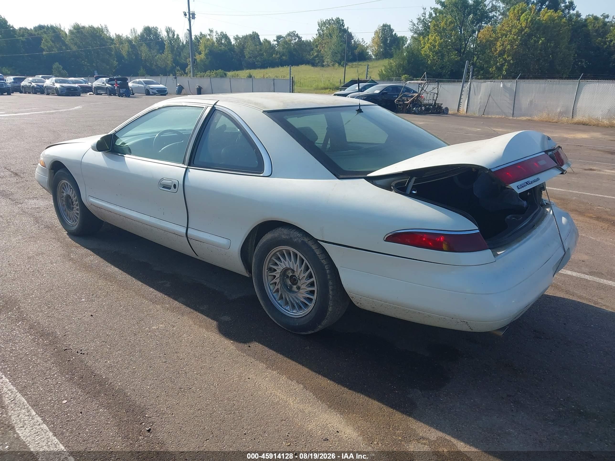 1996 Lincoln Mark Viii Lsc/diamond Anniversary White vin: 1LNLM91V1TY709974