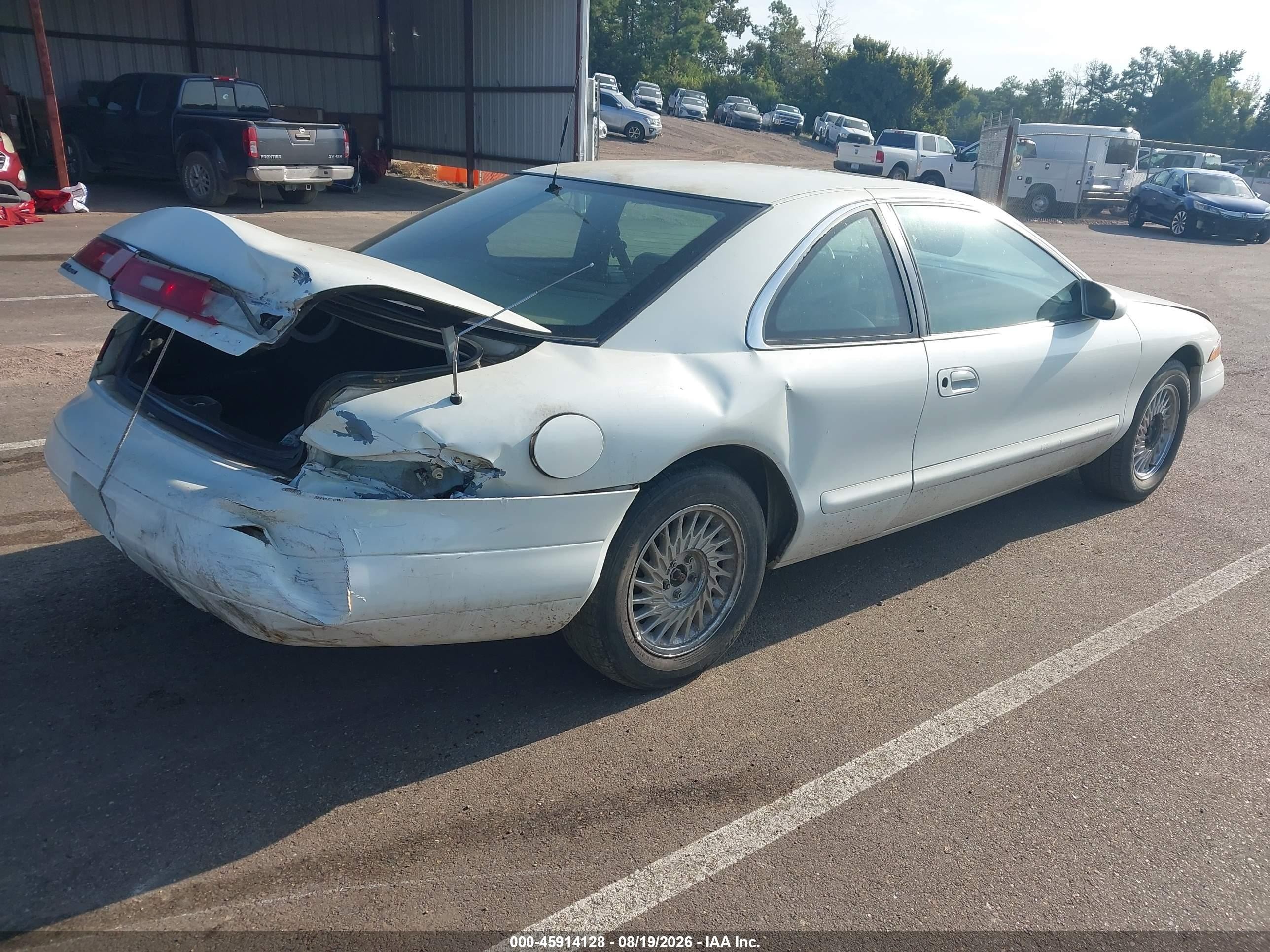 1996 Lincoln Mark Viii Lsc/diamond Anniversary White vin: 1LNLM91V1TY709974