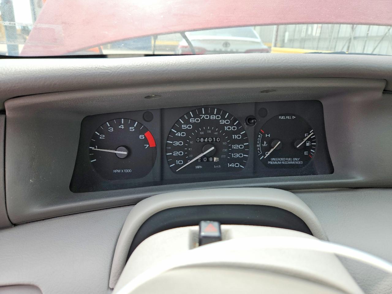 1995 Lincoln Mark Viii Red vin: 1LNLM91V2SY644728