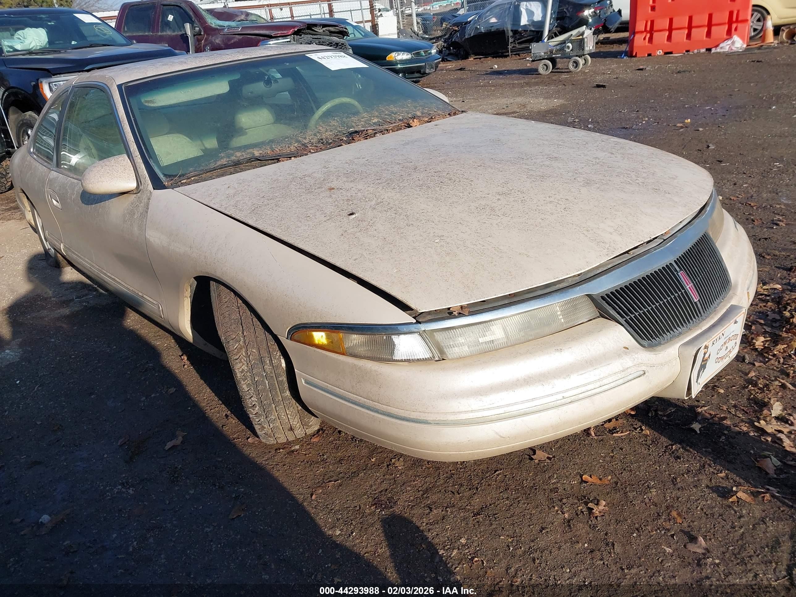 1995 Lincoln Mark Viii Lsc White vin: 1LNLM91V2SY664381