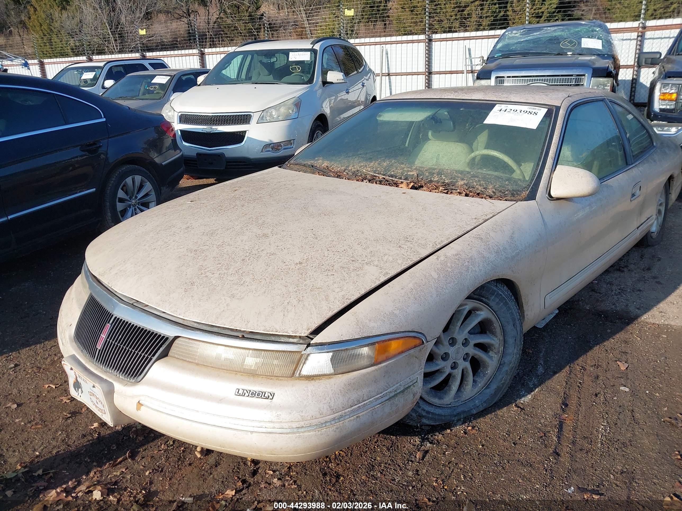 1995 Lincoln Mark Viii Lsc White vin: 1LNLM91V2SY664381