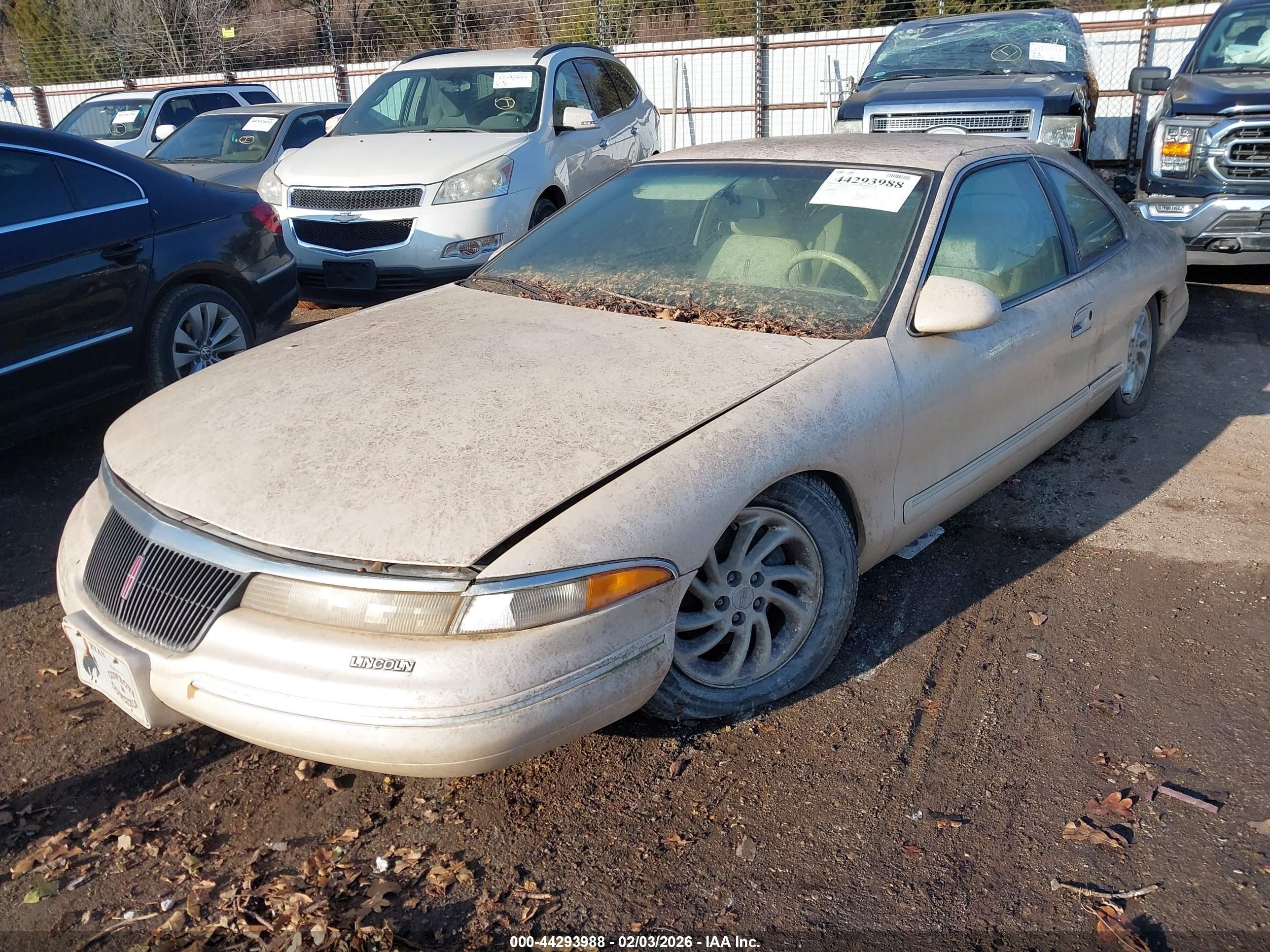 1995 Lincoln Mark Viii Lsc White vin: 1LNLM91V2SY664381